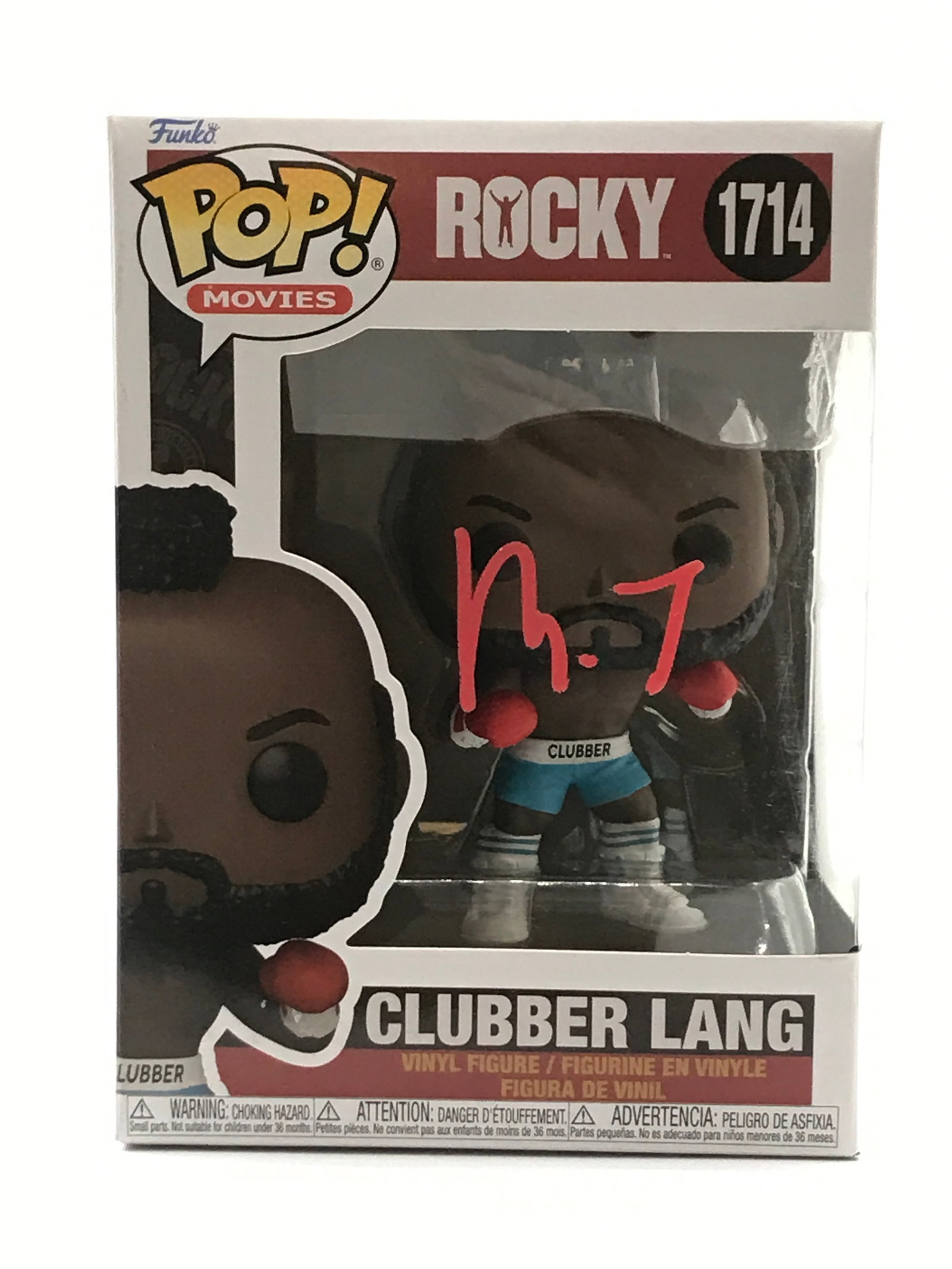 MR.T SIGNED CLUBBER LANG FUNKO POP (WWOC COA) (1 of 2)