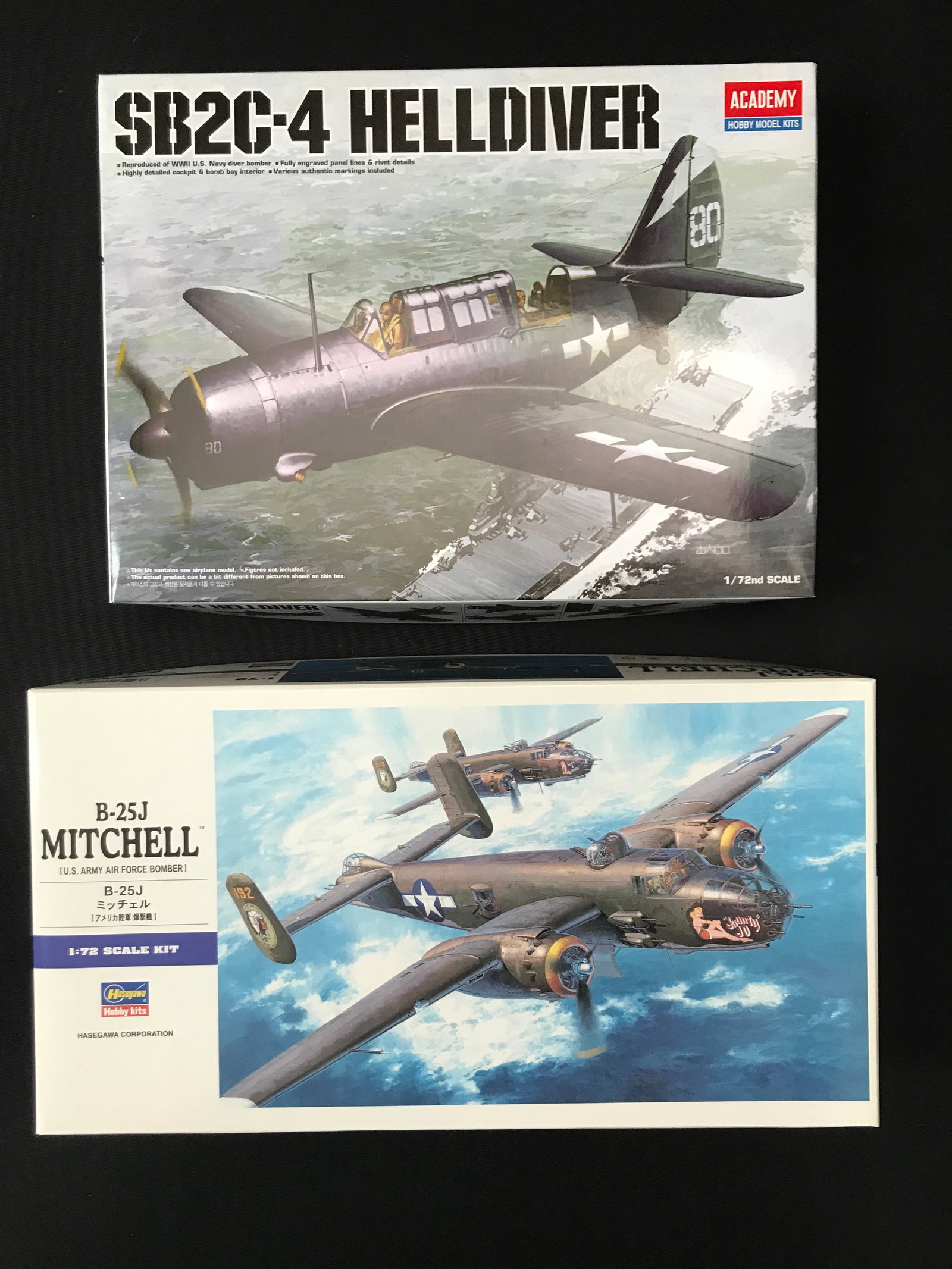 LOT OF 2 MODEL KIT AIRPLANES IN ORIGINAL PACKAGING (1 of 1)