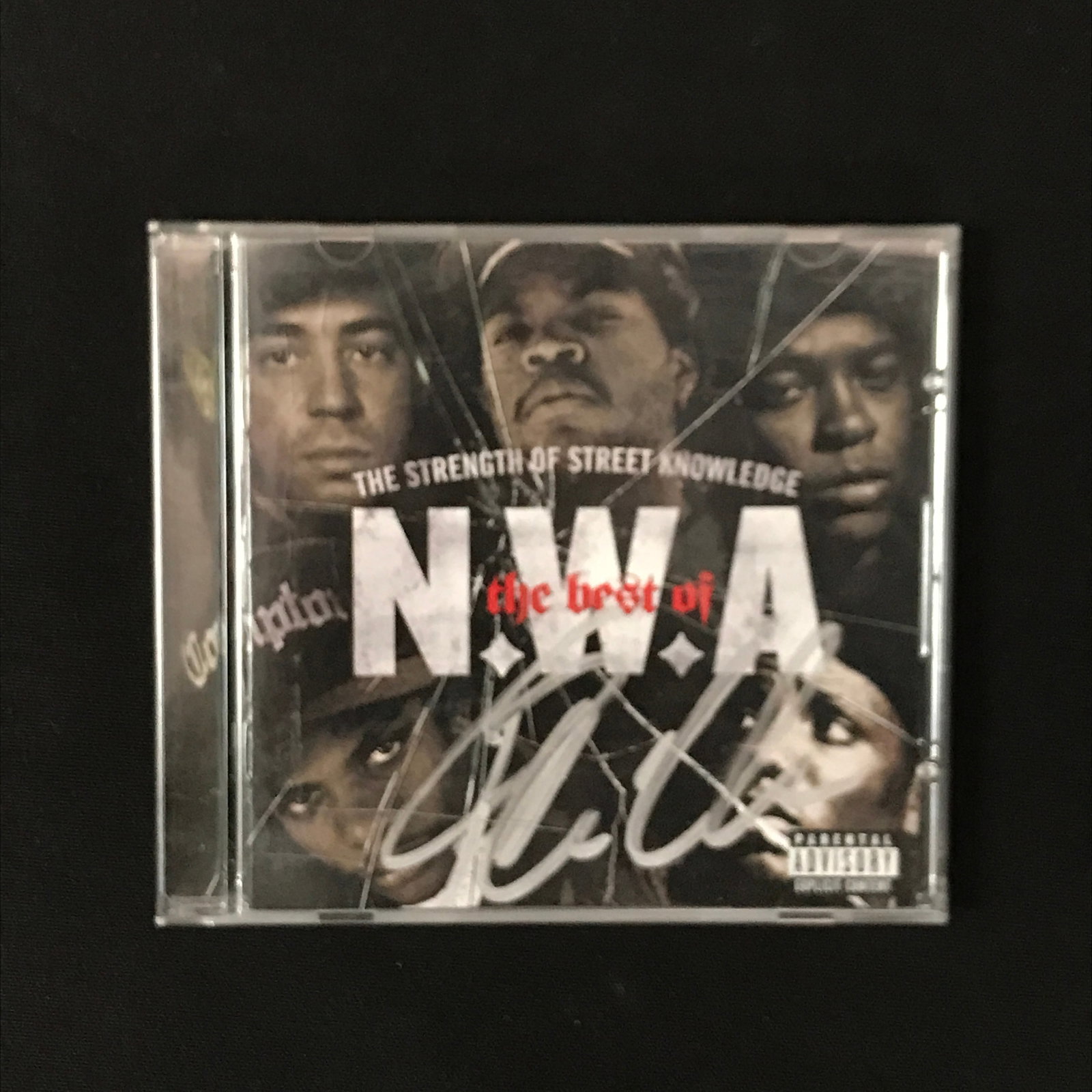 ICE CUBE SIGNED NWA CD SLEEVE WITH SLEEVE - ACE COA: Prices are in Canadian dollars