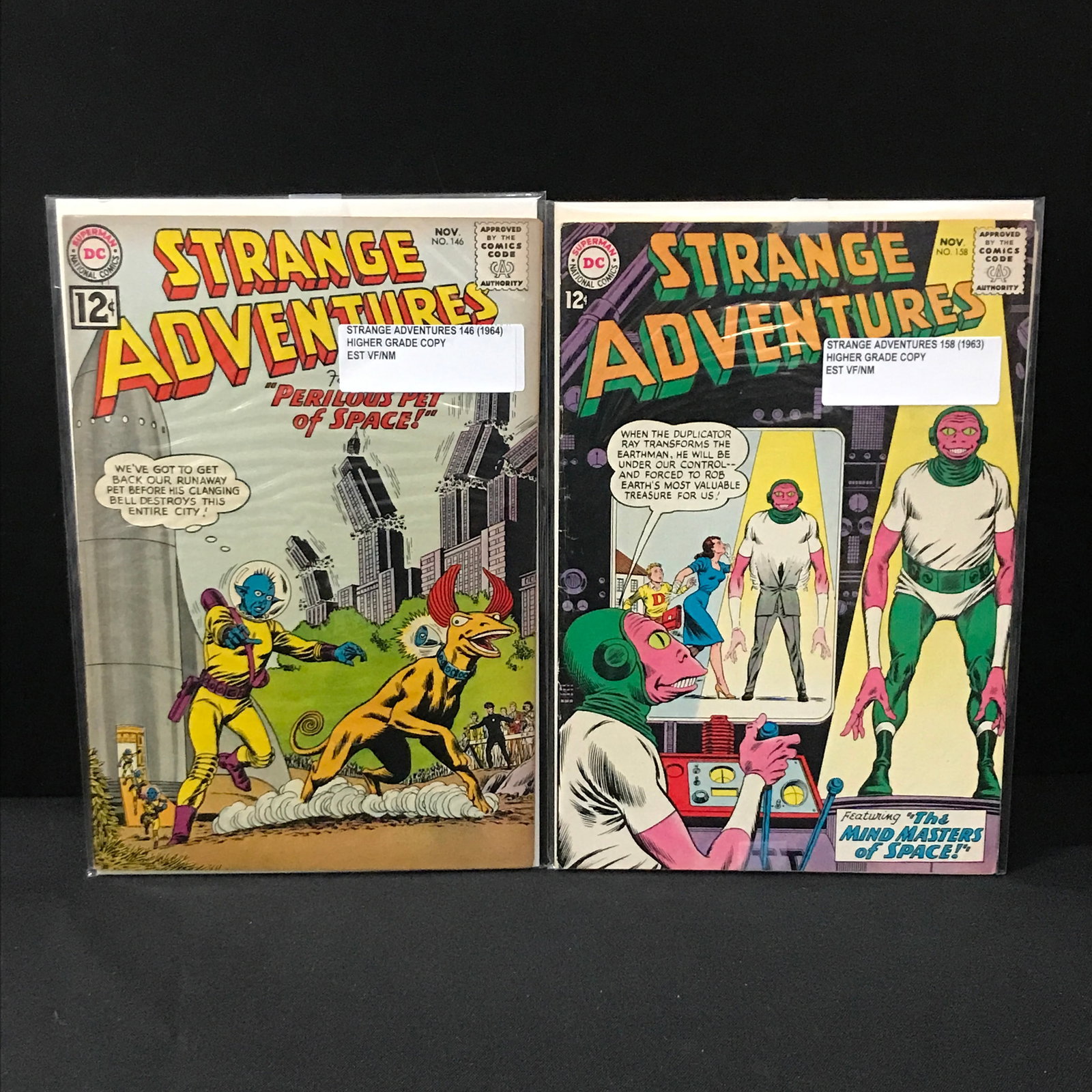 LOT OF 2 STRANGE ADVENTURES COMICS (1963/4) - DC COMICS: Prices are in Canadian dollars