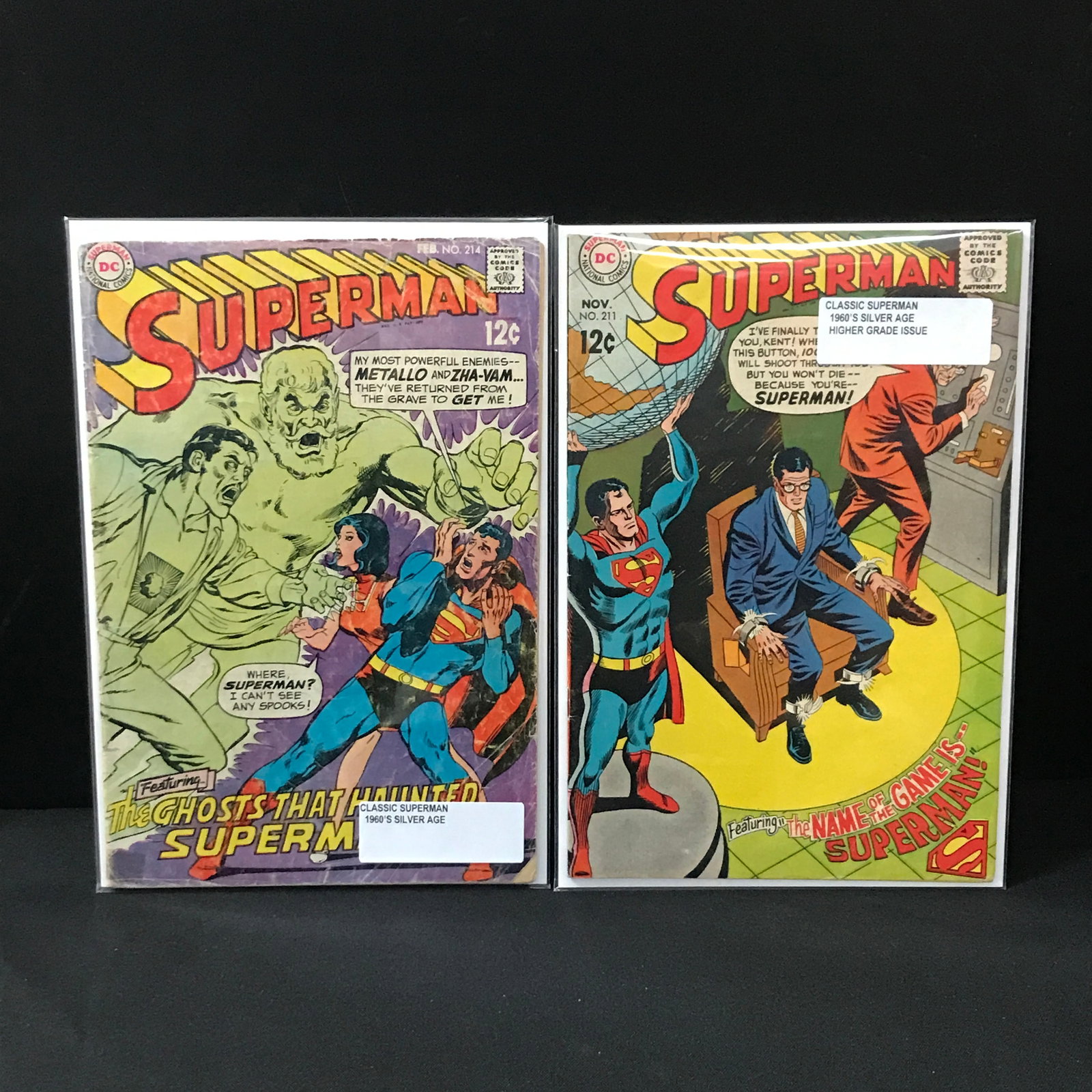 LOT OF 2 SUPERMAN COMICS (1 of 1)