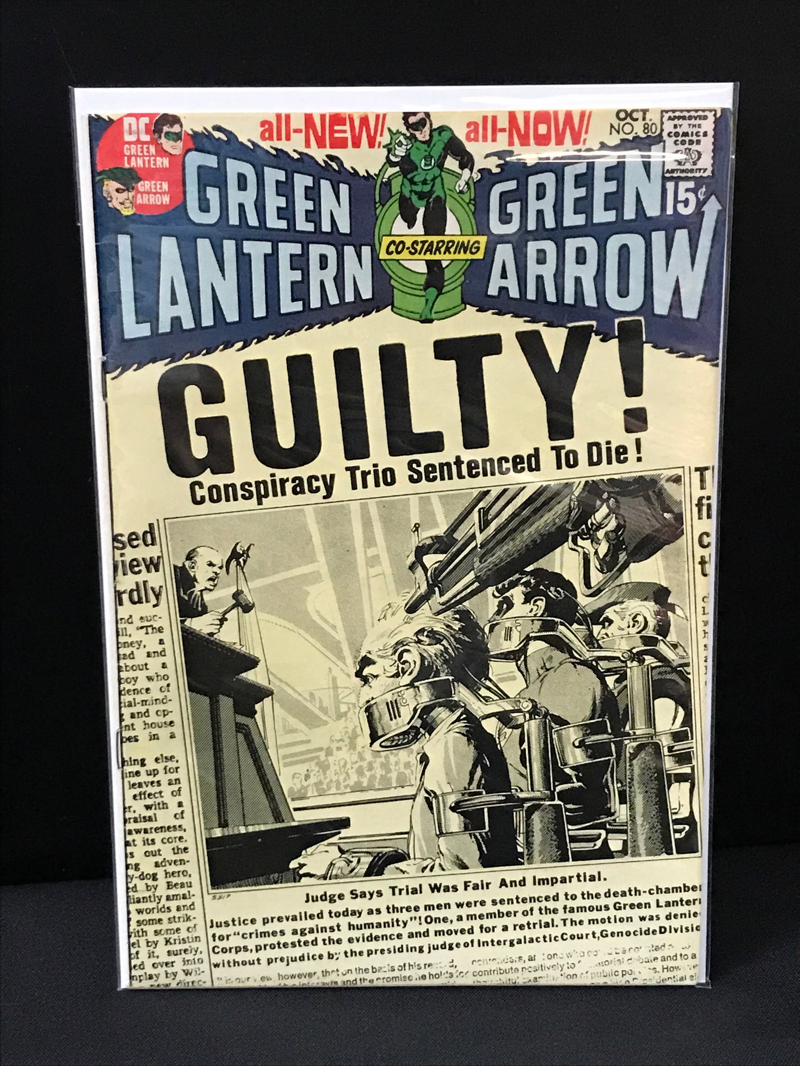 GREEN LANTERN CO STARRING GREEN ARROW #80 - DC COMICS (1 of 1)