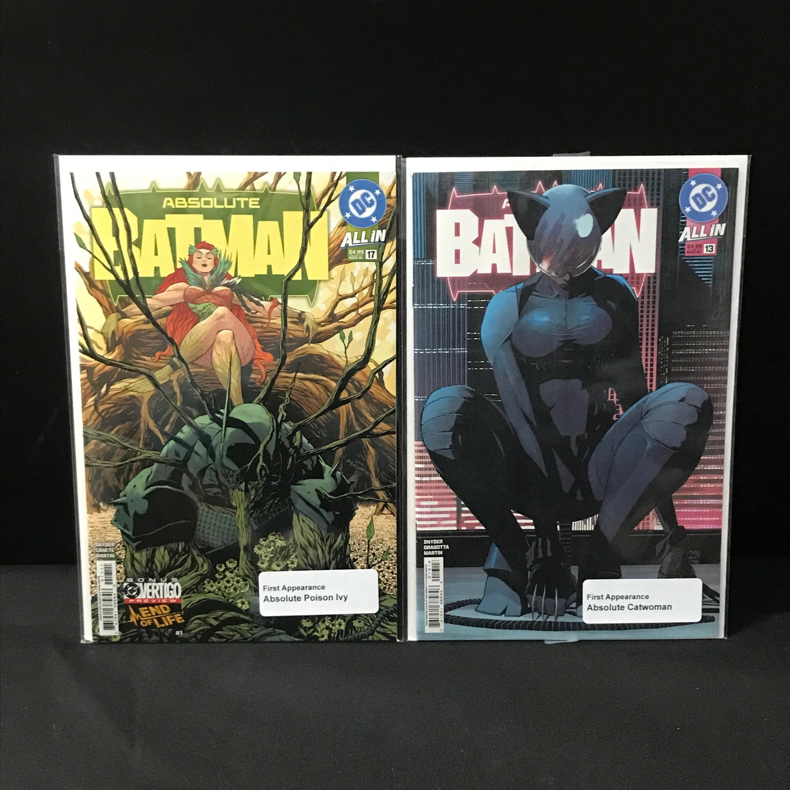 LOT OF 2 ABSOLUTE BATMAN COMICS 1ST APPS ABSOLUTE POISON IVY & CATWOMAN - DC COMICS (1 of 1)