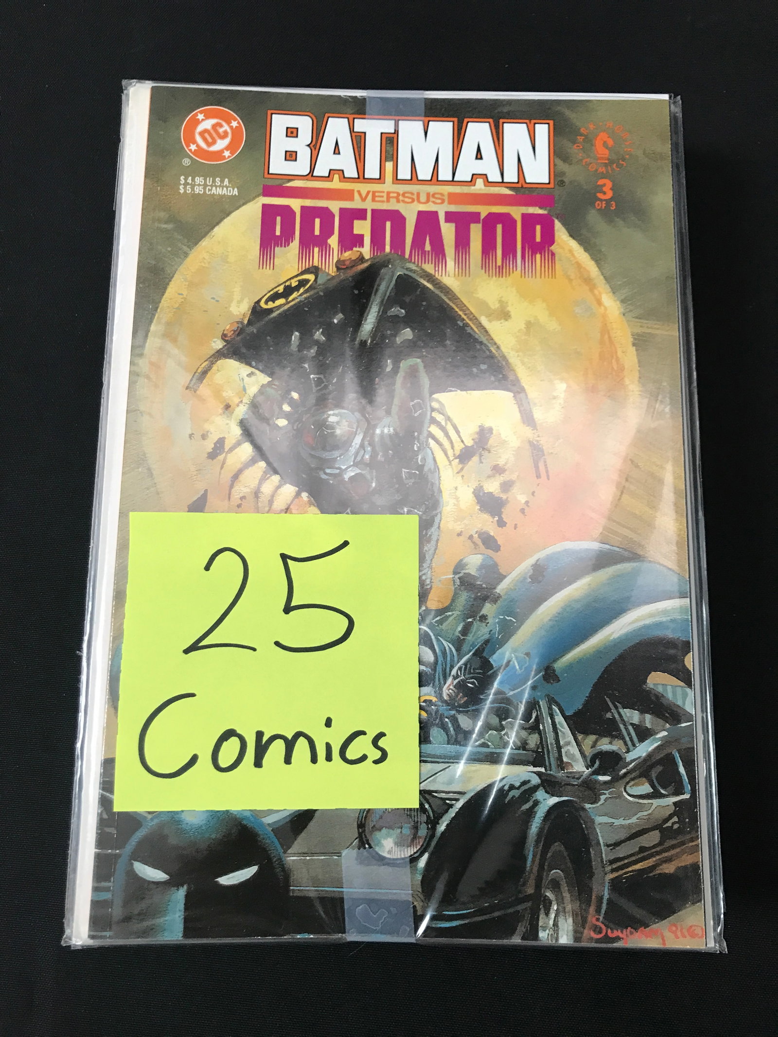 LOT OF 25 SUPER HERO COMICS COMICS (BAGGED AND NOARDED: Prices are in Canadian dollars