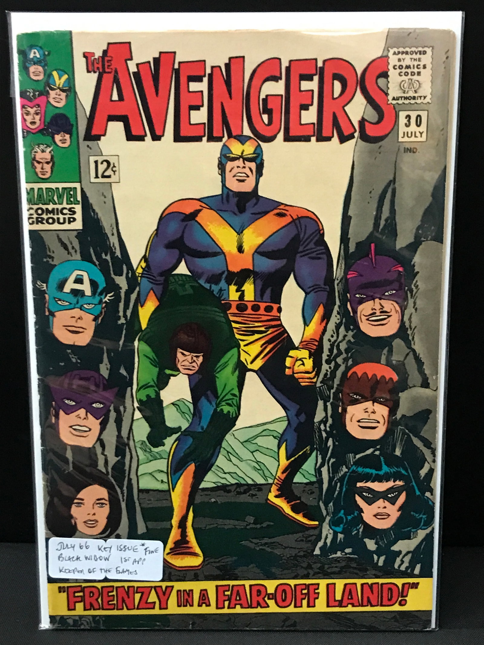 THE AVENGERS #30 1ST APP KEEPER OF THE FLAME - MARVEL COMICS (1 of 1)