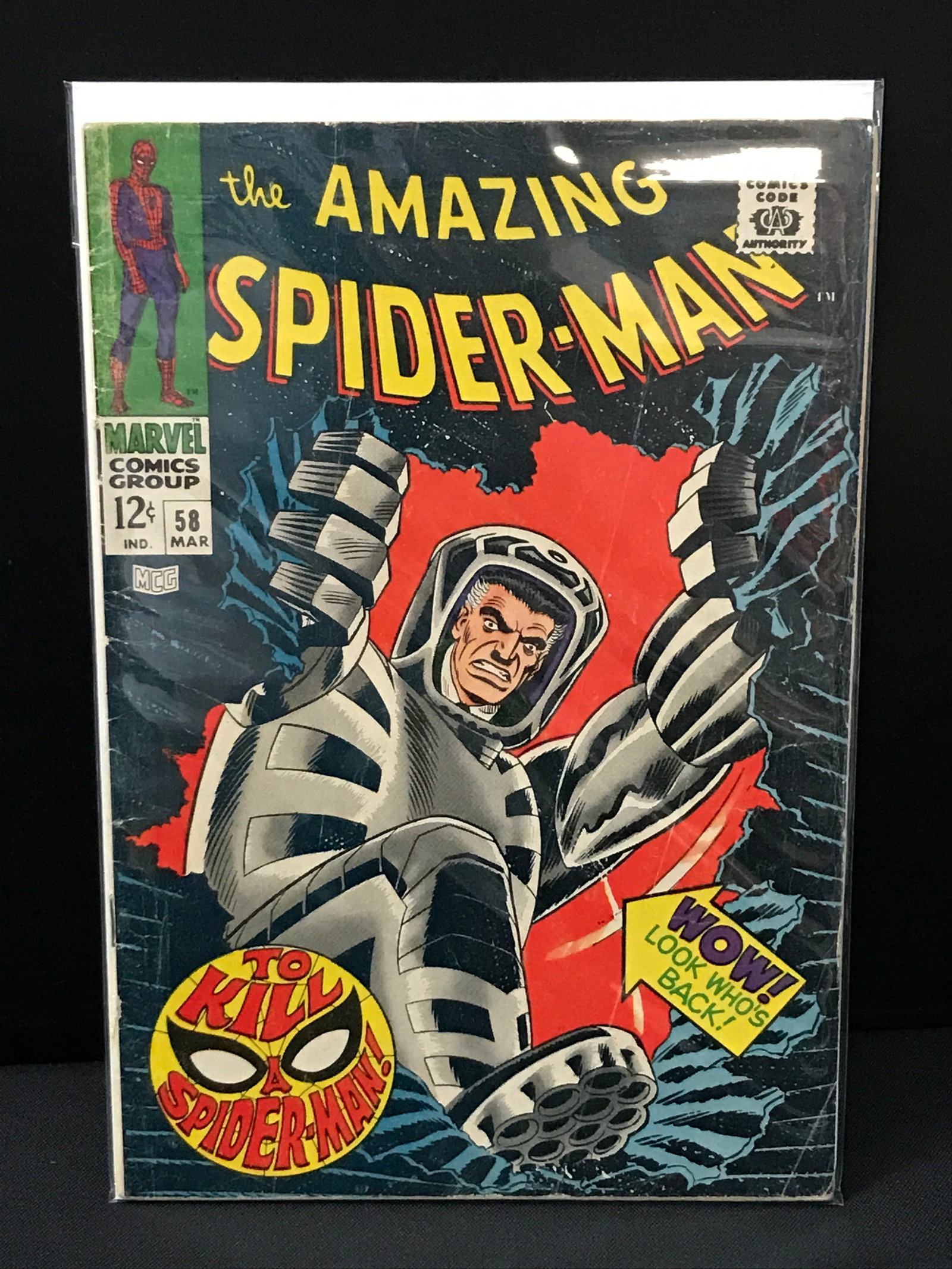 THE AMAZING SPIDERMAN #58 - MARVEL COMICS (1 of 1)