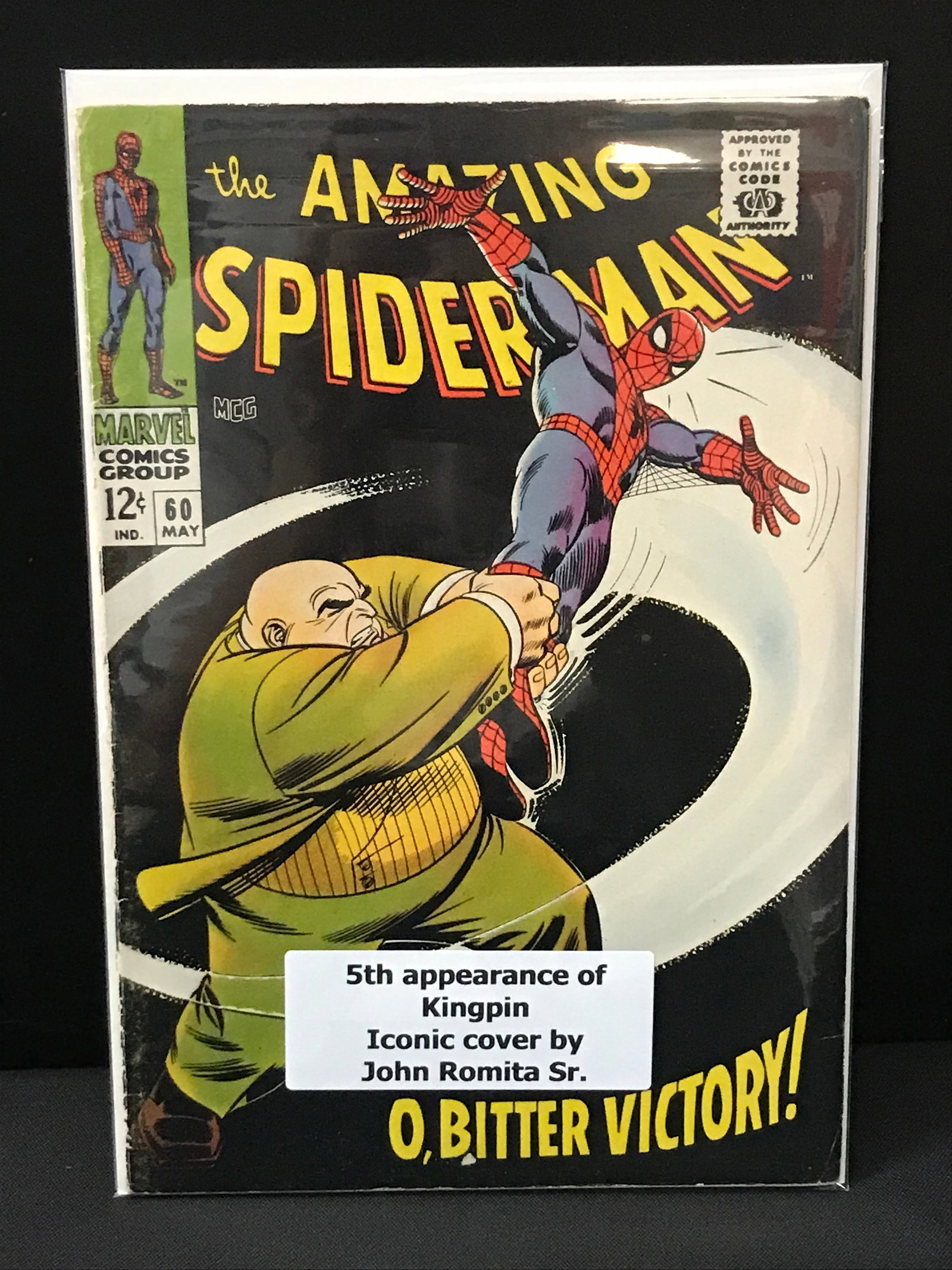 THE AMAZING SPIDERMAN #60 5TH APP KINGPIN - MARVEL COMICS: Prices are in Canadian dollars