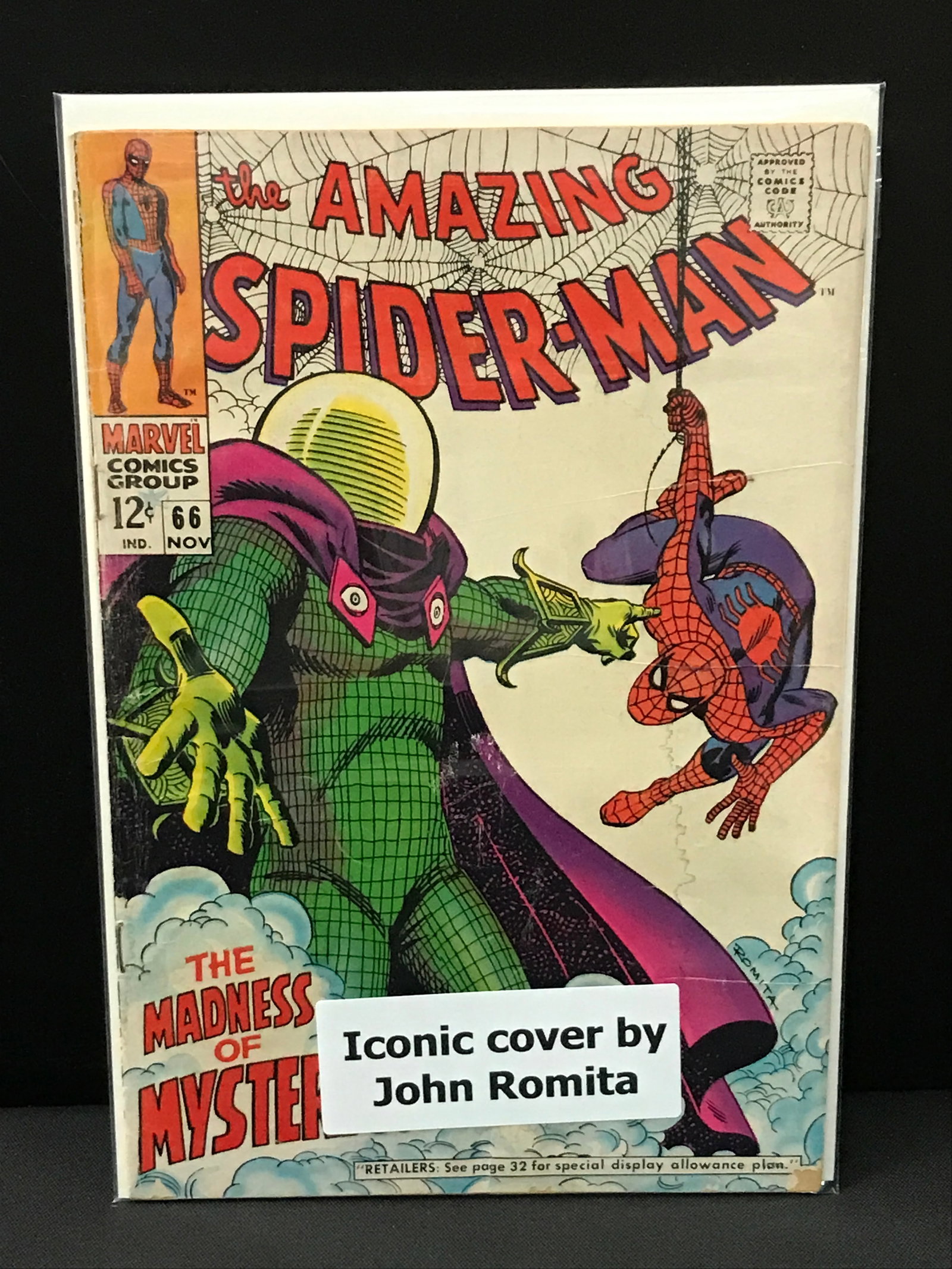 THE AMAZING SPIDERMAN #66 - MARVEL COMICS (1 of 1)