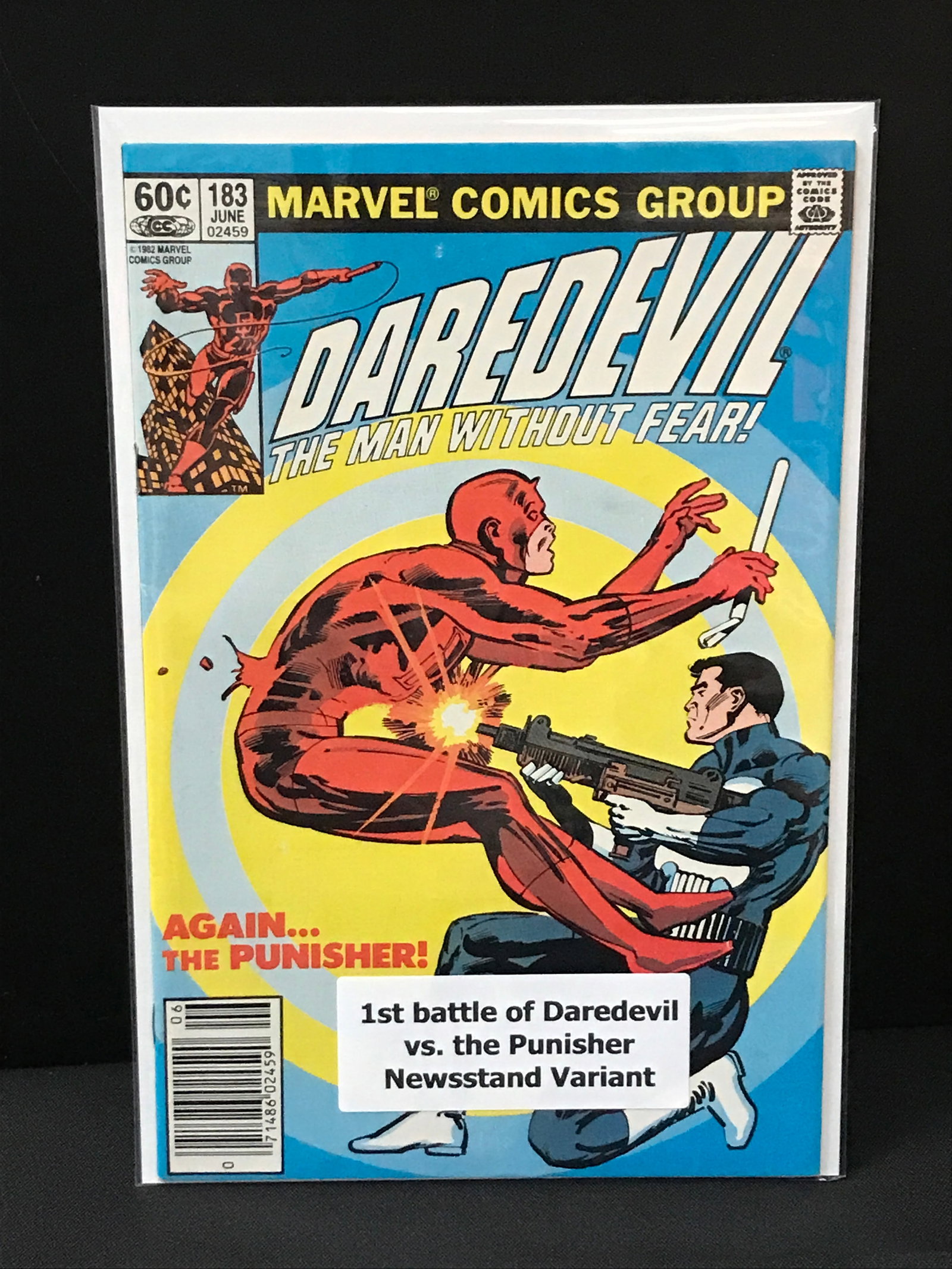 DAREDEVIL #183 1ST BATTLE VS PUNISHER NEWSSTAND VARIANT - MARVEL COMICS: Prices are in Canadian dollars
