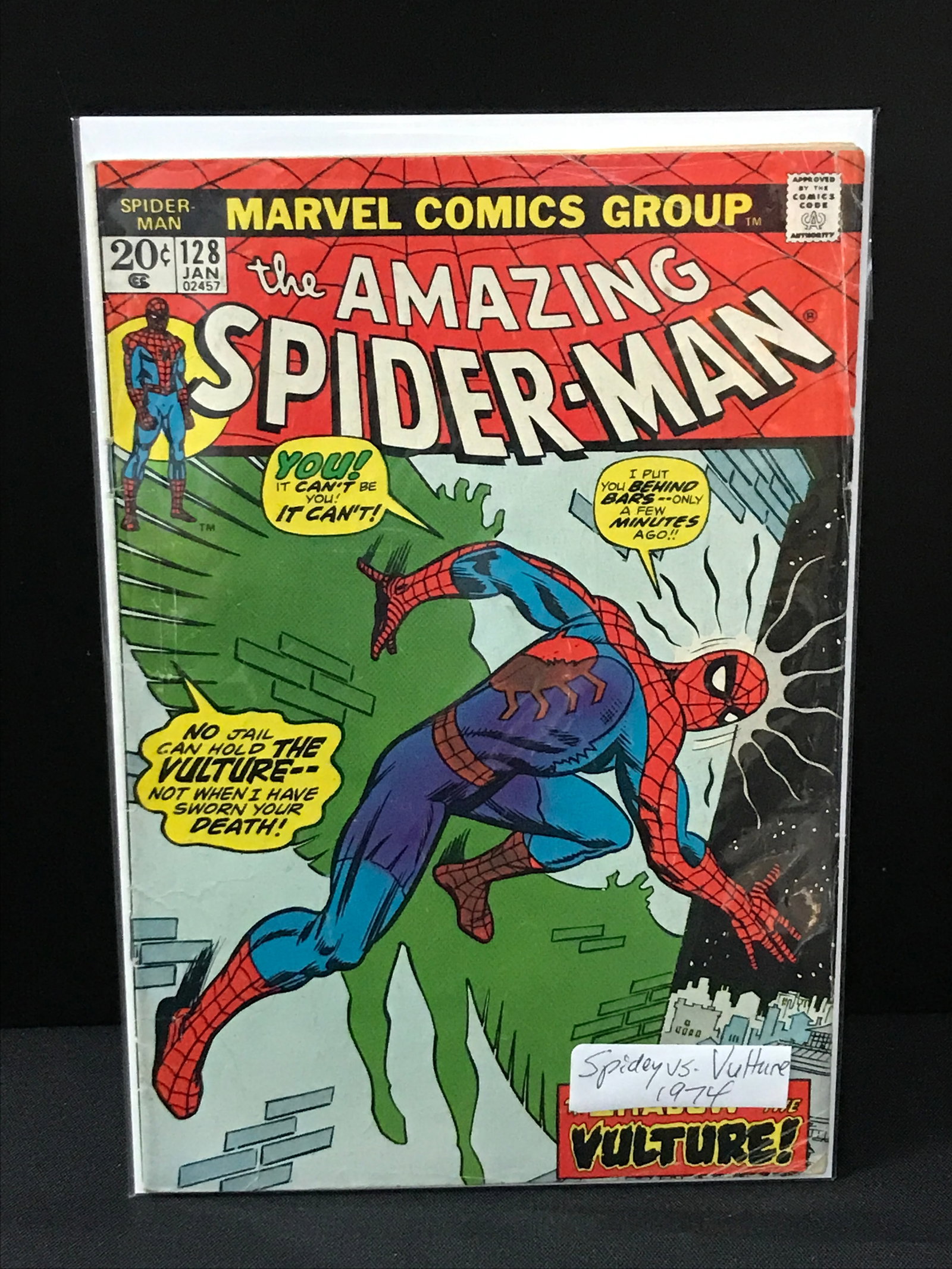 THE AMAZING SPIDERMAN #128 (1974) - MARVEL COMICS (1 of 1)