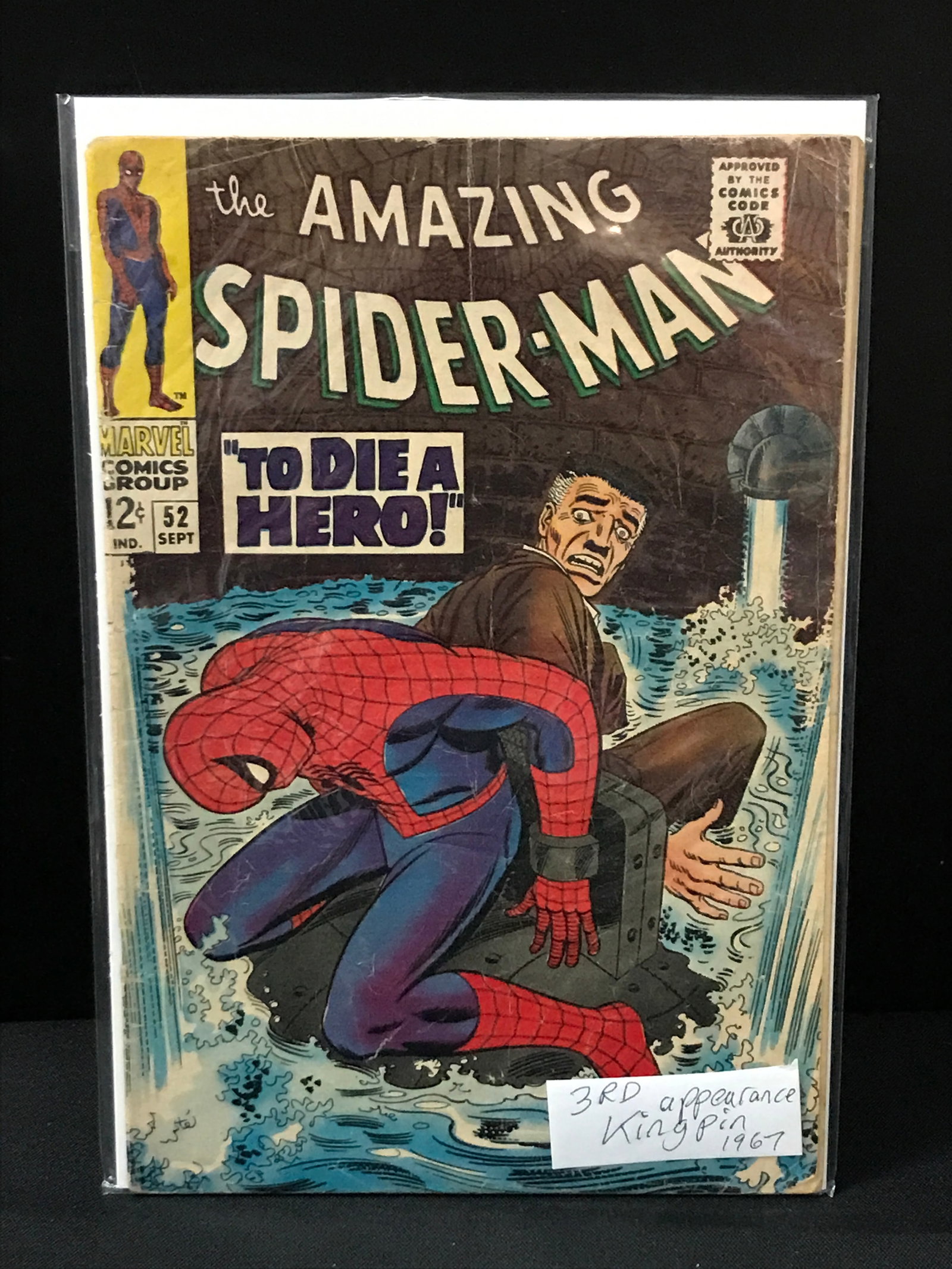 THE AMAZING SPIDERMAN #52 (1967) 3RD APP KINGPIN - MARVEL COMICS (1 of 1)