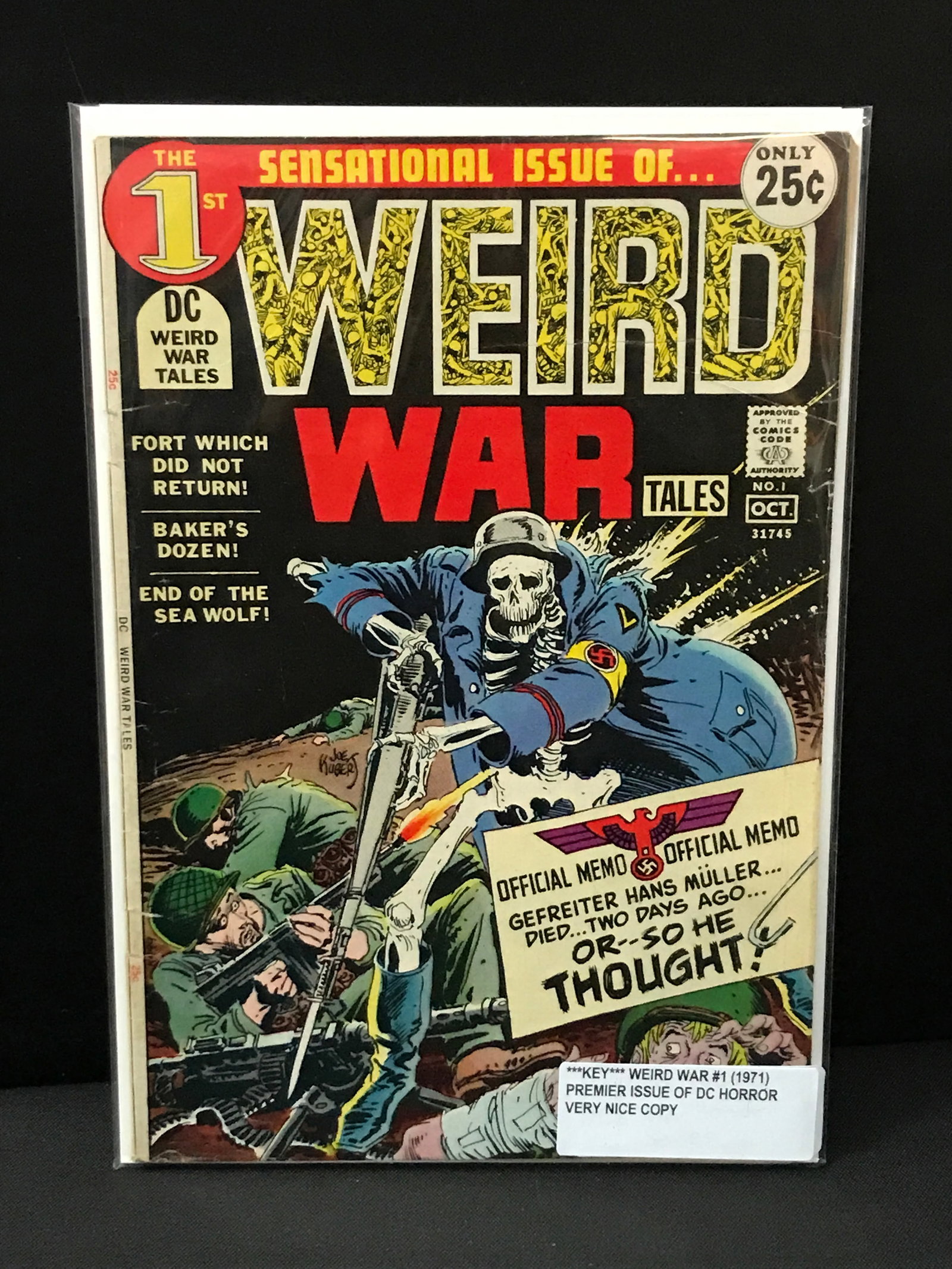 WEIRD WAR TALES #1 - DC COMICS: Prices are in Canadian Dollars