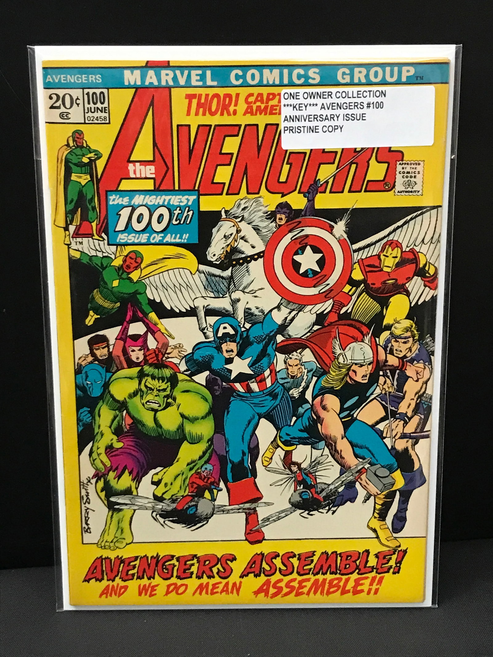 THE AVENGERS #100 ONE OWNER COLLECTION - MARVEL COMICS: Prices are in Canadian Dollars