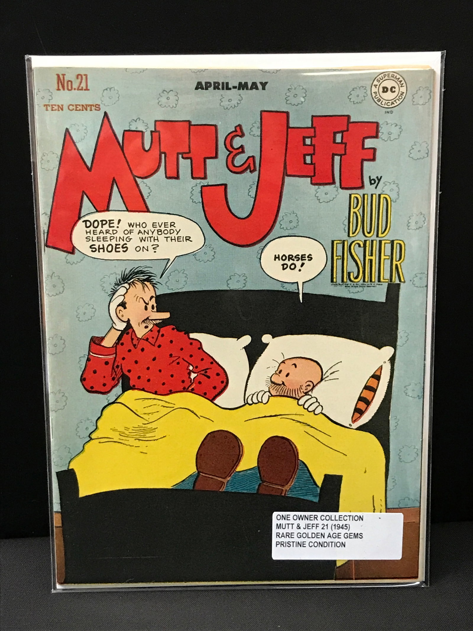 MUTT & JEFF #21 (1945) ONE OWNER COLLECTION - AN ALL AMERICAN PUBLICATION: Prices are in Canadian Dollars
