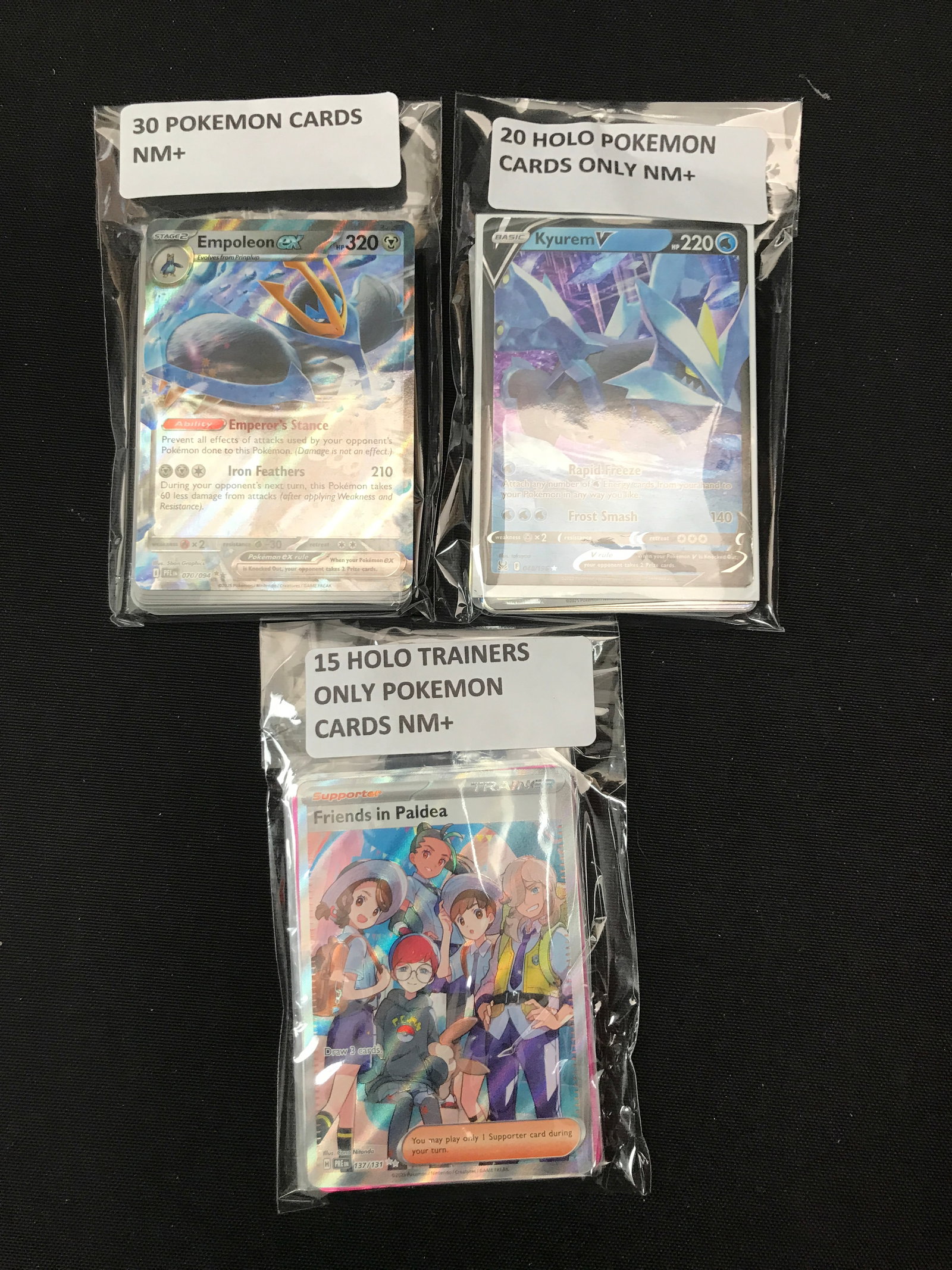 LOT OF 65 POKEMON TCG TRADING CARDS: Prices are in Canadian dollars