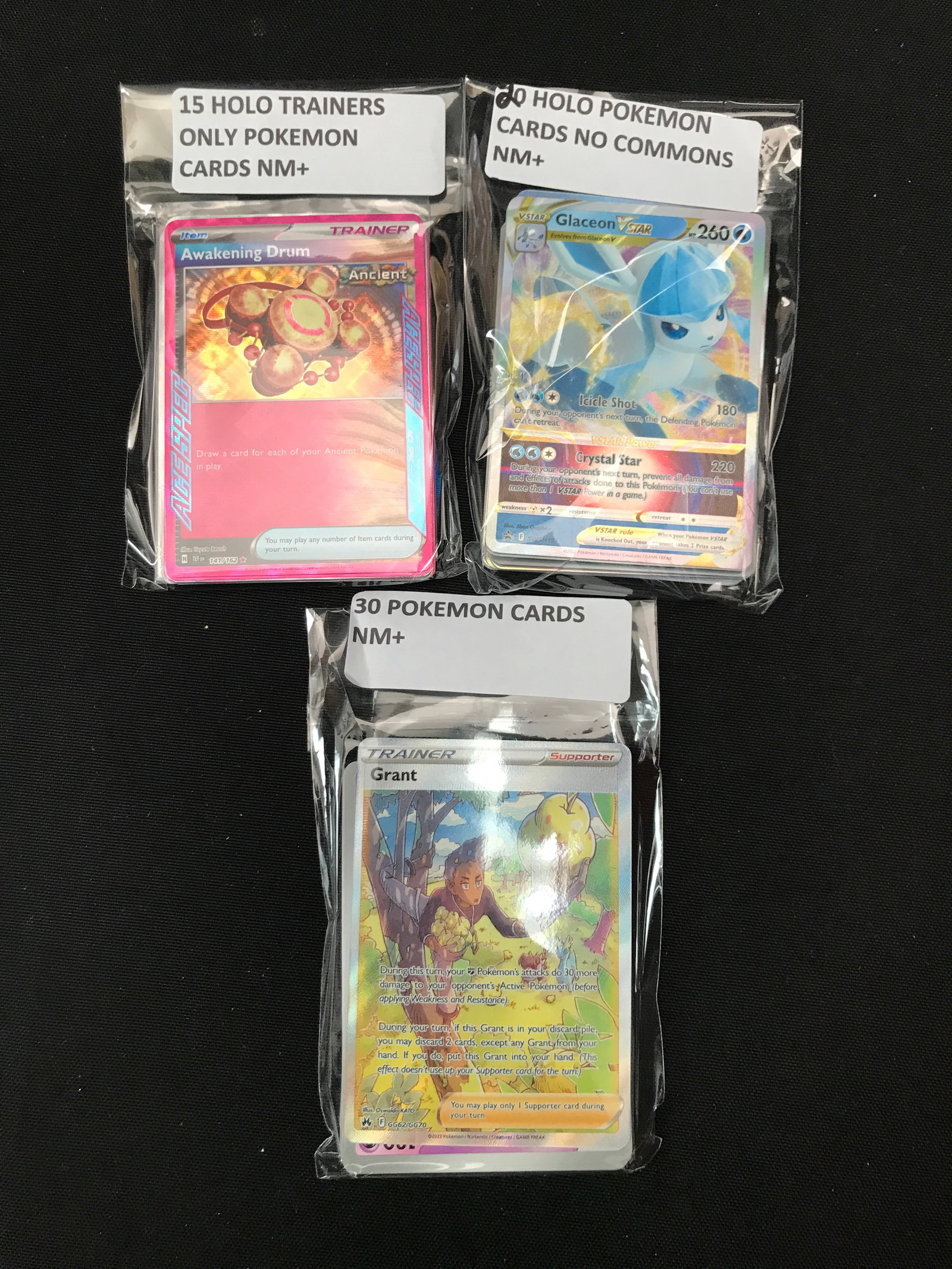 LOT OF 65 POKEMON TCG TRADING CARDS: Prices are in Canadian dollars