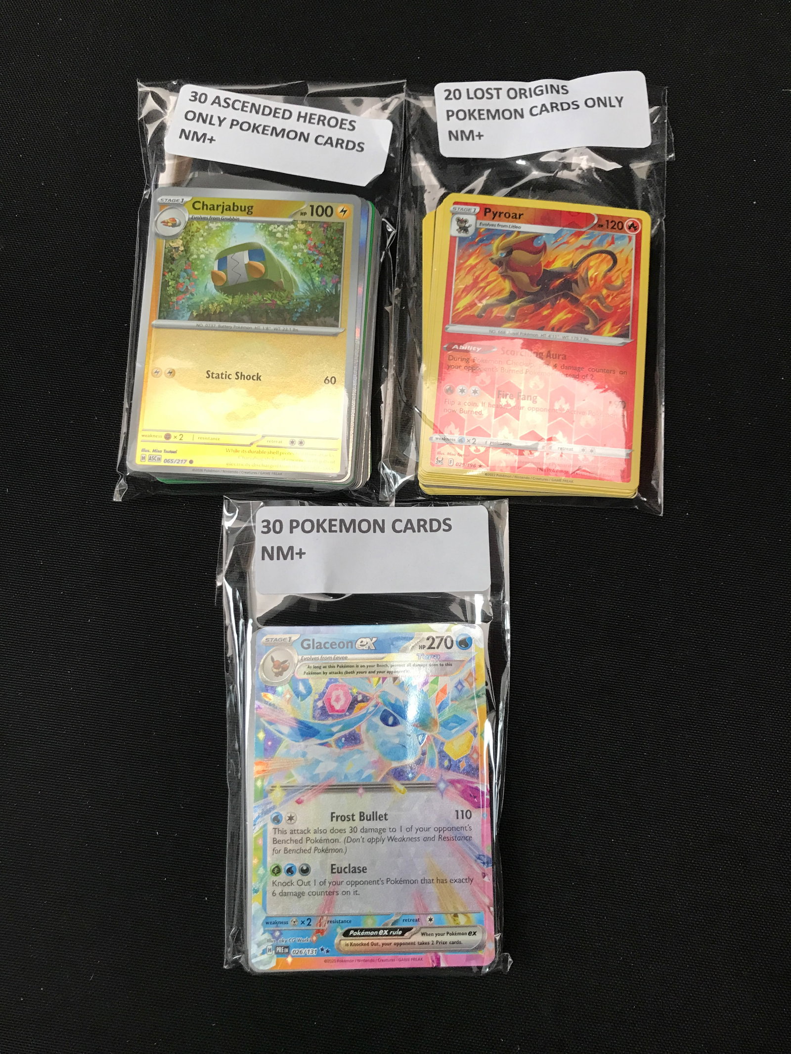 LOT OF 80 POKEMON TCG TRADING CARDS: Prices are in Canadian dollars