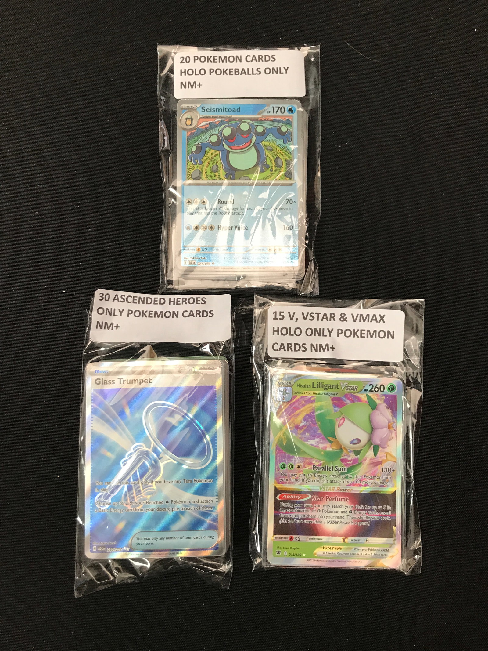 LOT OF 65 POKEMON TCG TRADING CARDS: Prices are in Canadian dollars