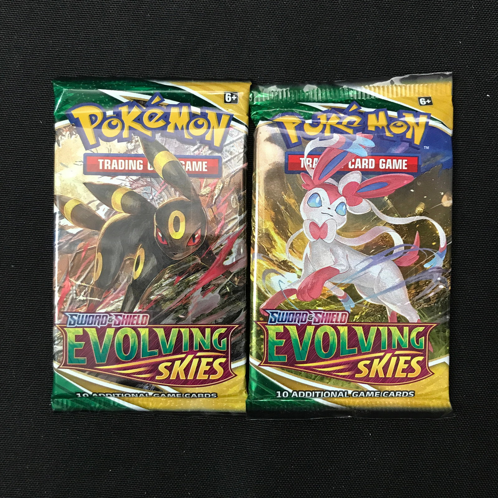LOT OF 2 POKEMON TCG EVOLVING SKIES SEALED BOOSTER PACKS: Prices are in Canadian dollars