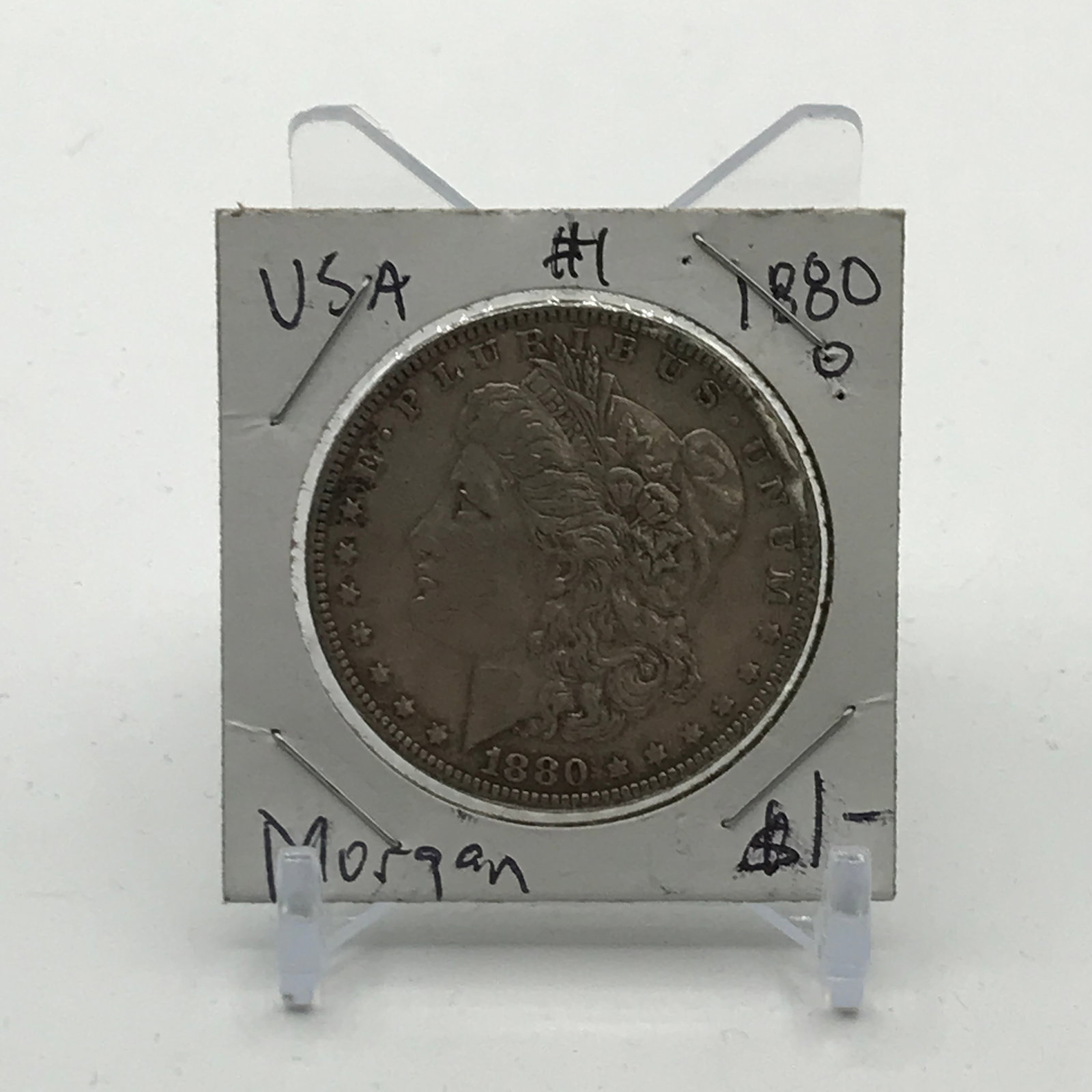 MORGAN SILVER DOLLAR - MINTED IN 1880 IN NEW ORLEANS: Prices are in Canadian dollars