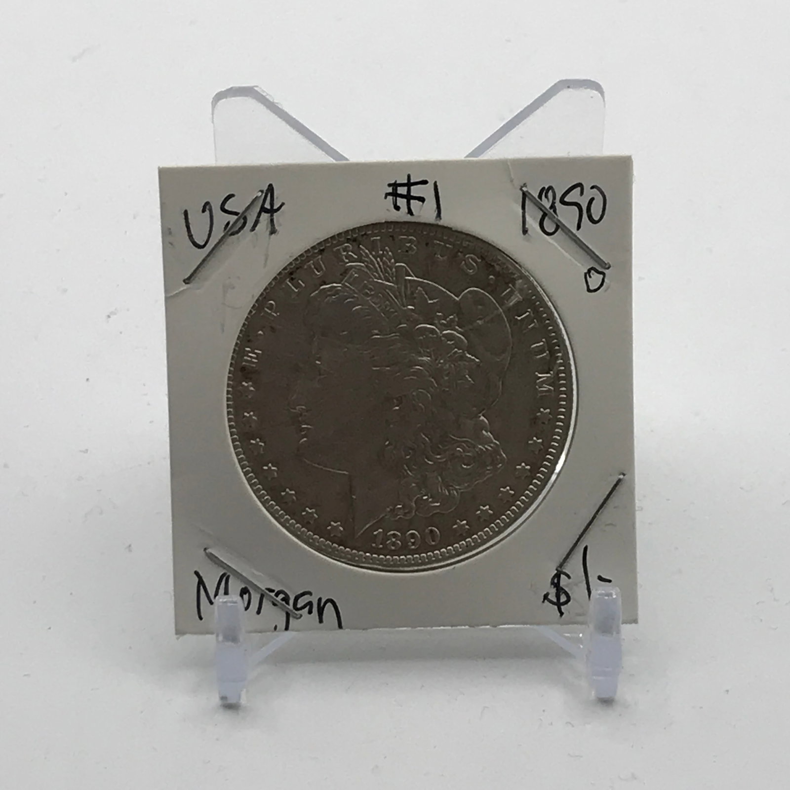 MORGAN SILVER DOLLAR - MINTED IN 1890 IN NEW ORLEANS: Prices are in Canadian dollars