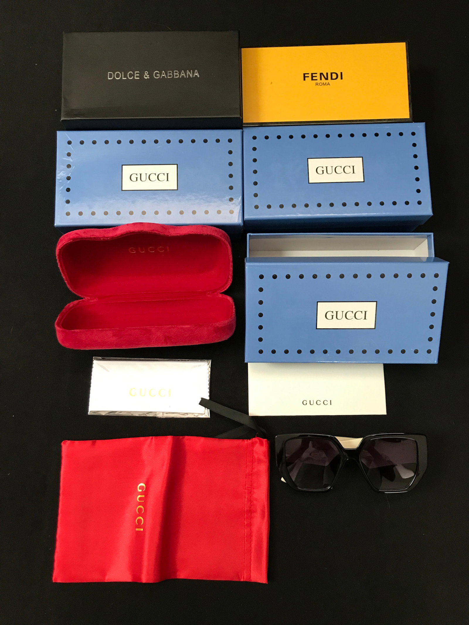 LOT OF NEW SUNGLASSES IN BOXES VARIOUS STYLES: Prices are in Canadian dollars