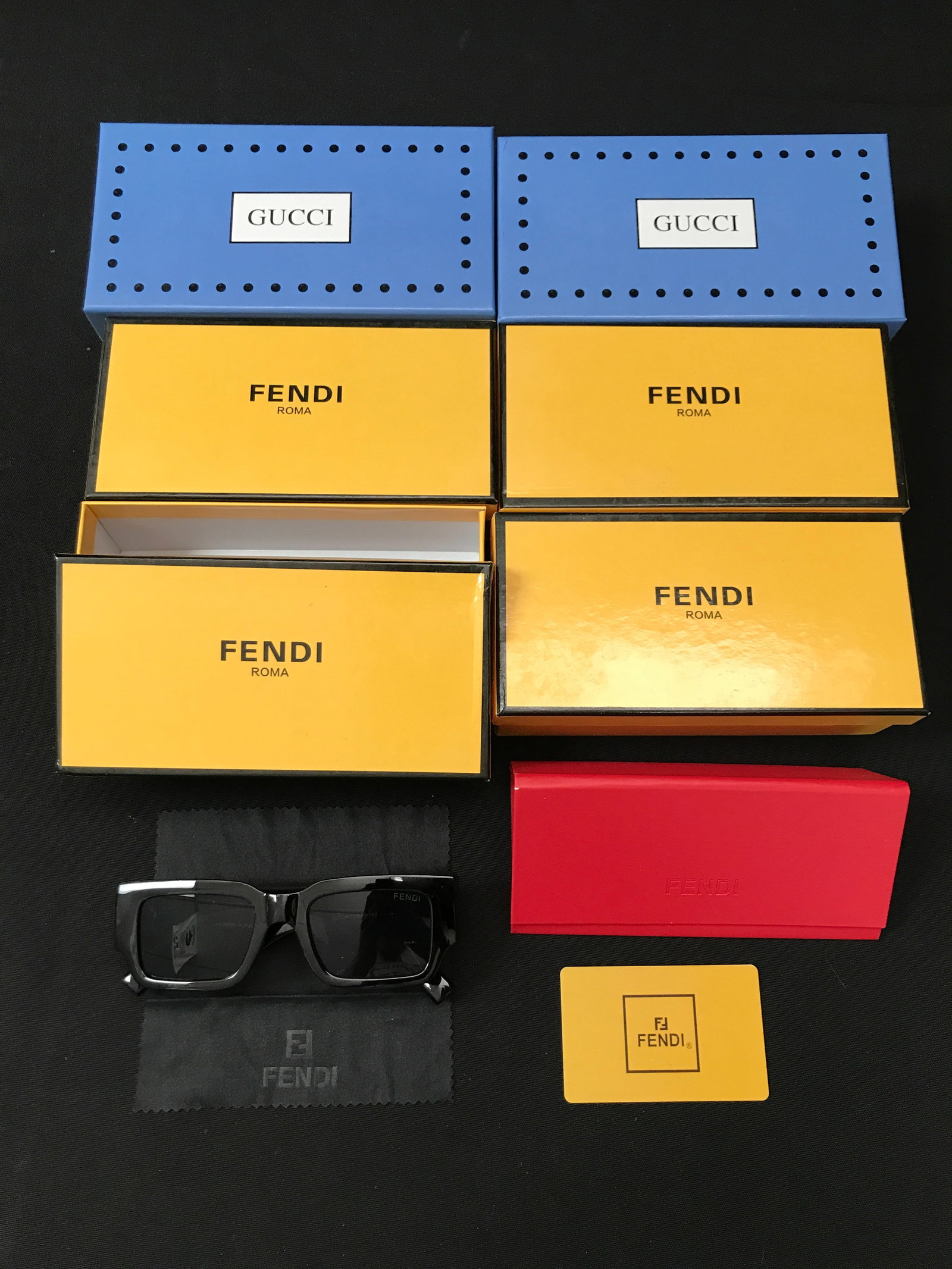 LOT OF NEW SUNGLASSES IN BOXES VARIOUS STYLES: Prices are in Canadian dollars