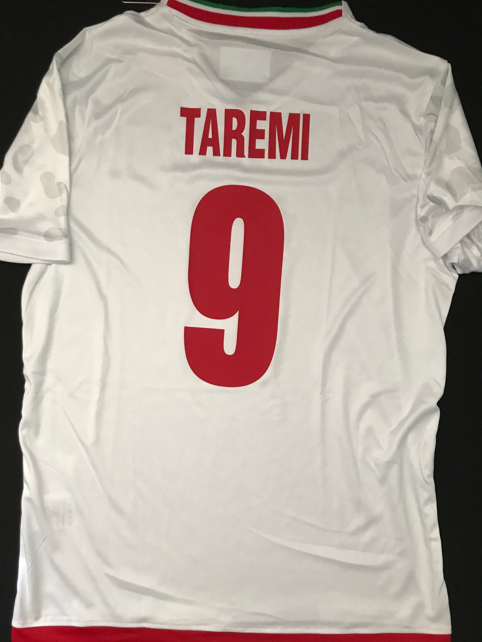 NEW WITH TAGS MEHDI TAREMI IRAN SOCCER JERSEY: Prices are in Canadian dollars