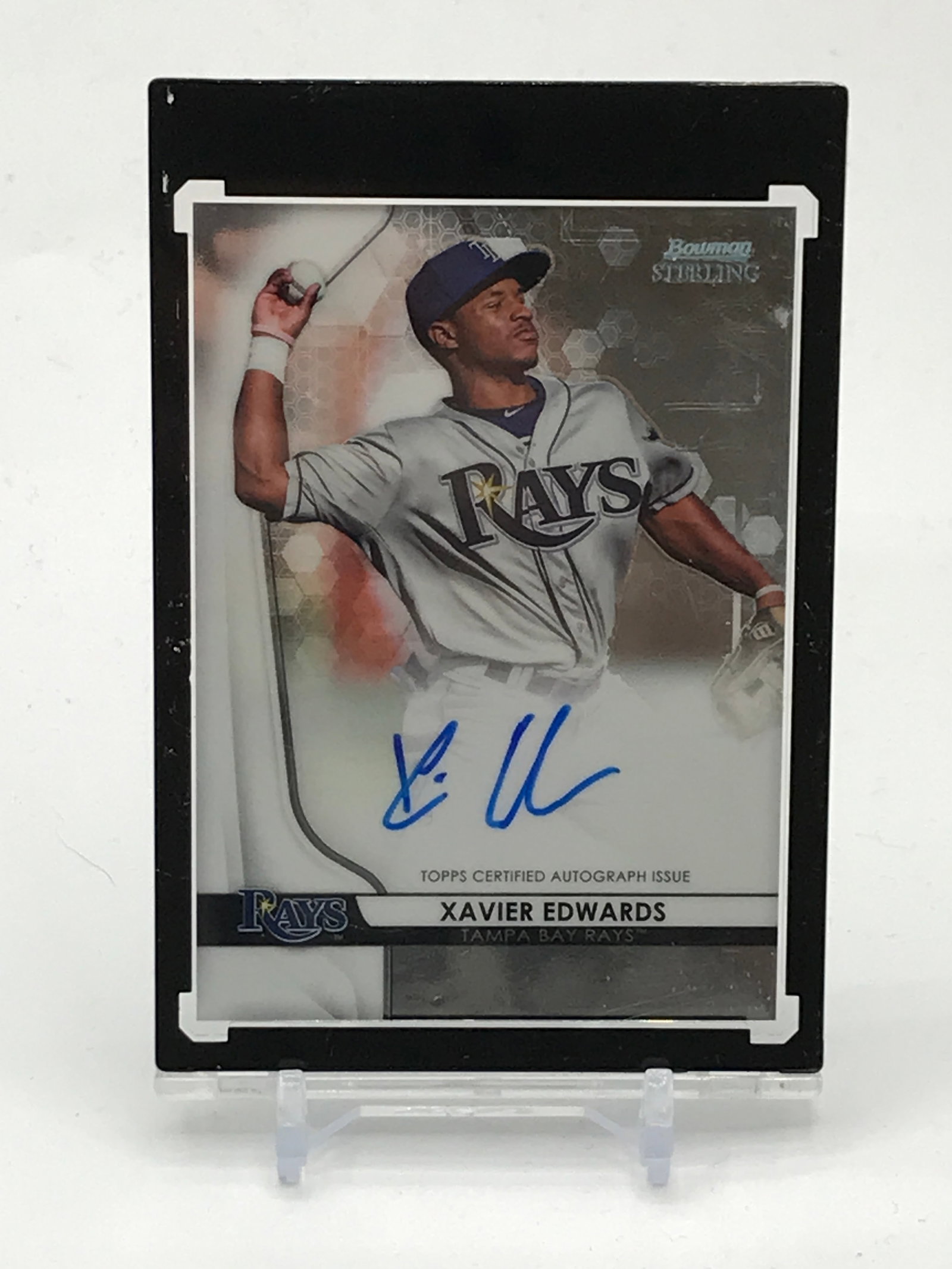 2020 TOPPS BOWMAN STERLING XAVIER EDWARDS SIGNED TRADING CARD: Prices are in Canadian dollars