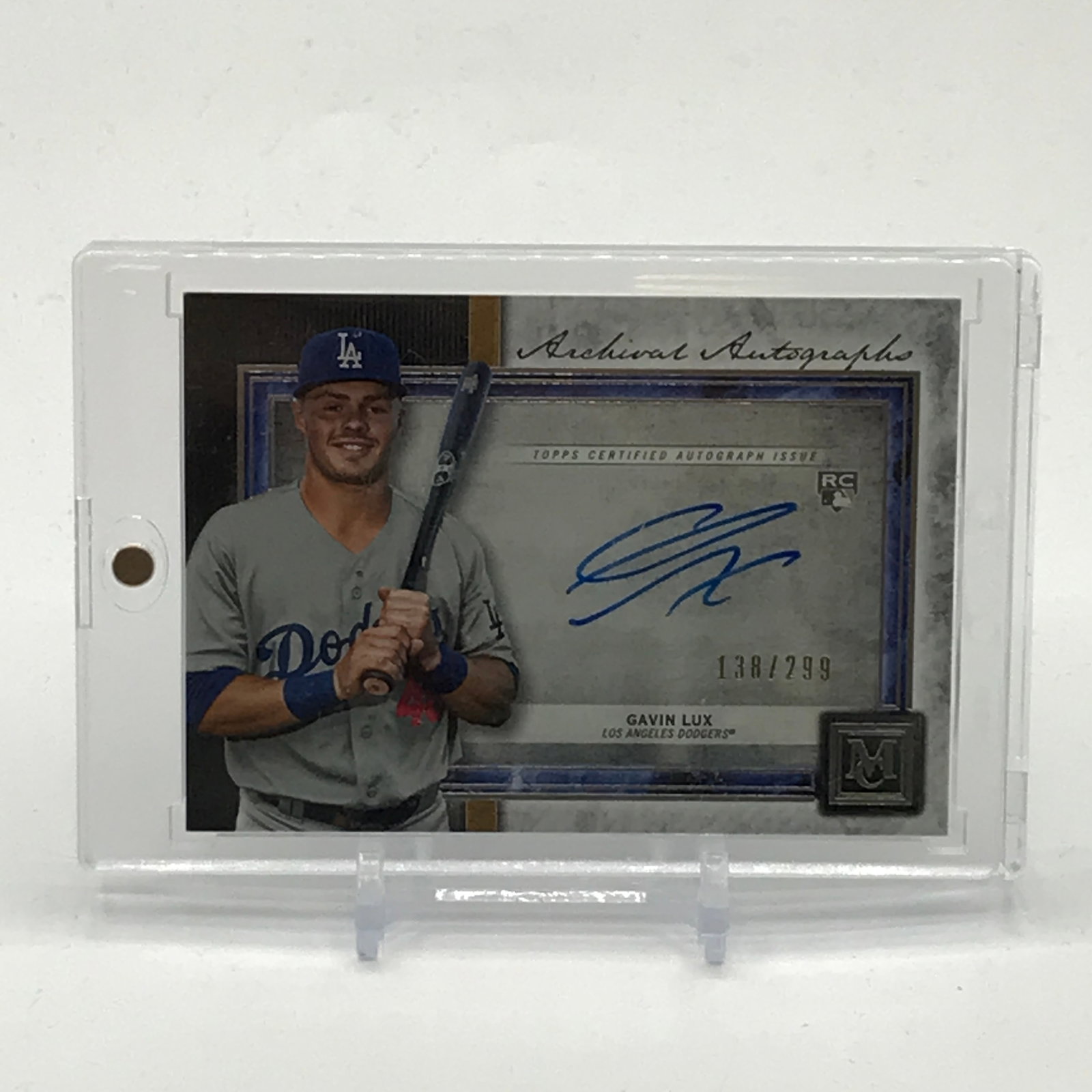 2020 TOPPS MUSEUM COLLECTION BASEBALL GAVIN LUX SIGNED ROOKIE TRADING CARD 138/299: Prices are in Canadian dollars