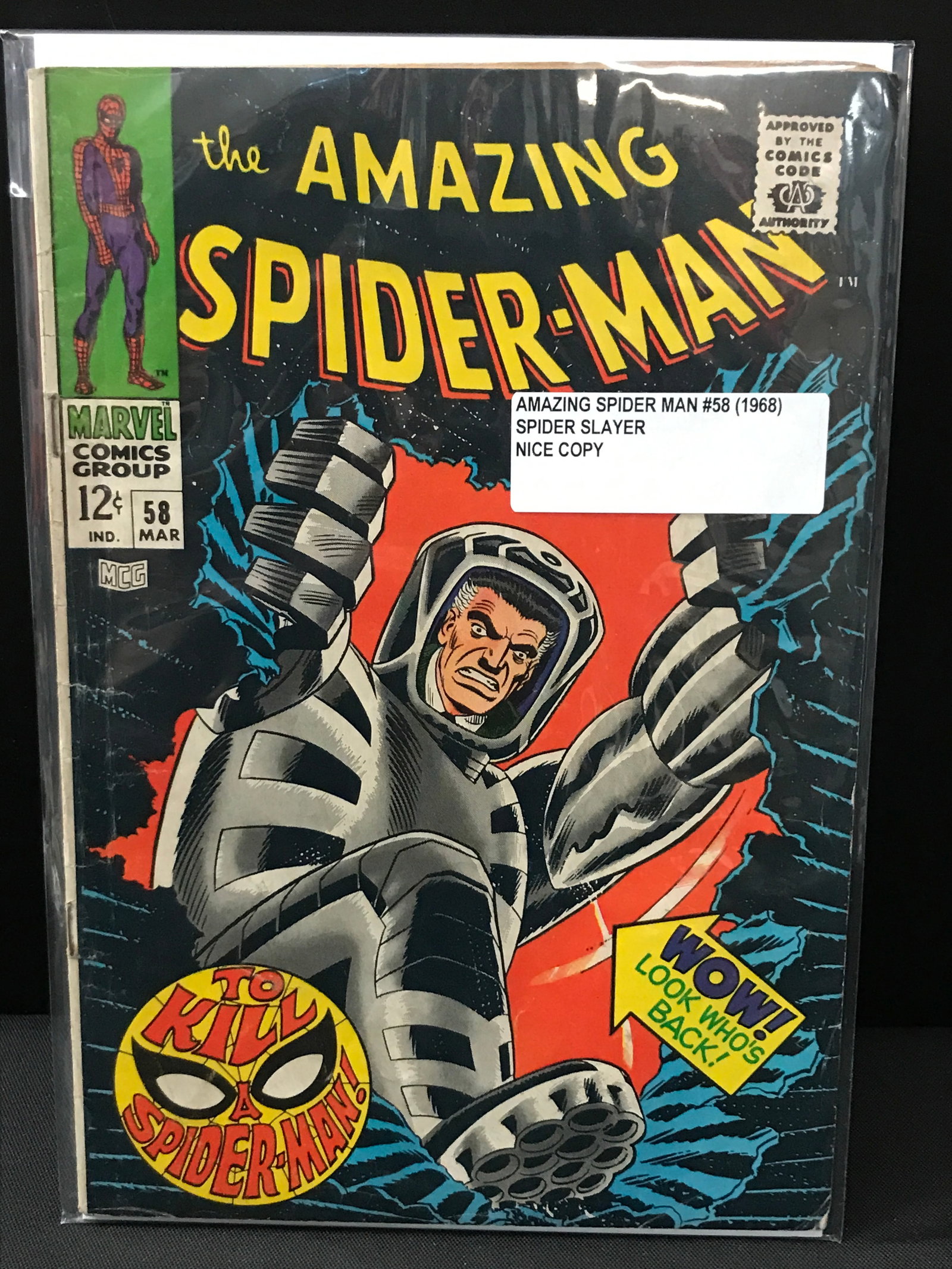 THE AMAZING SPIDERMAN #58 (1968) - MARVEL COMICS: Prices are in Canadian dollars