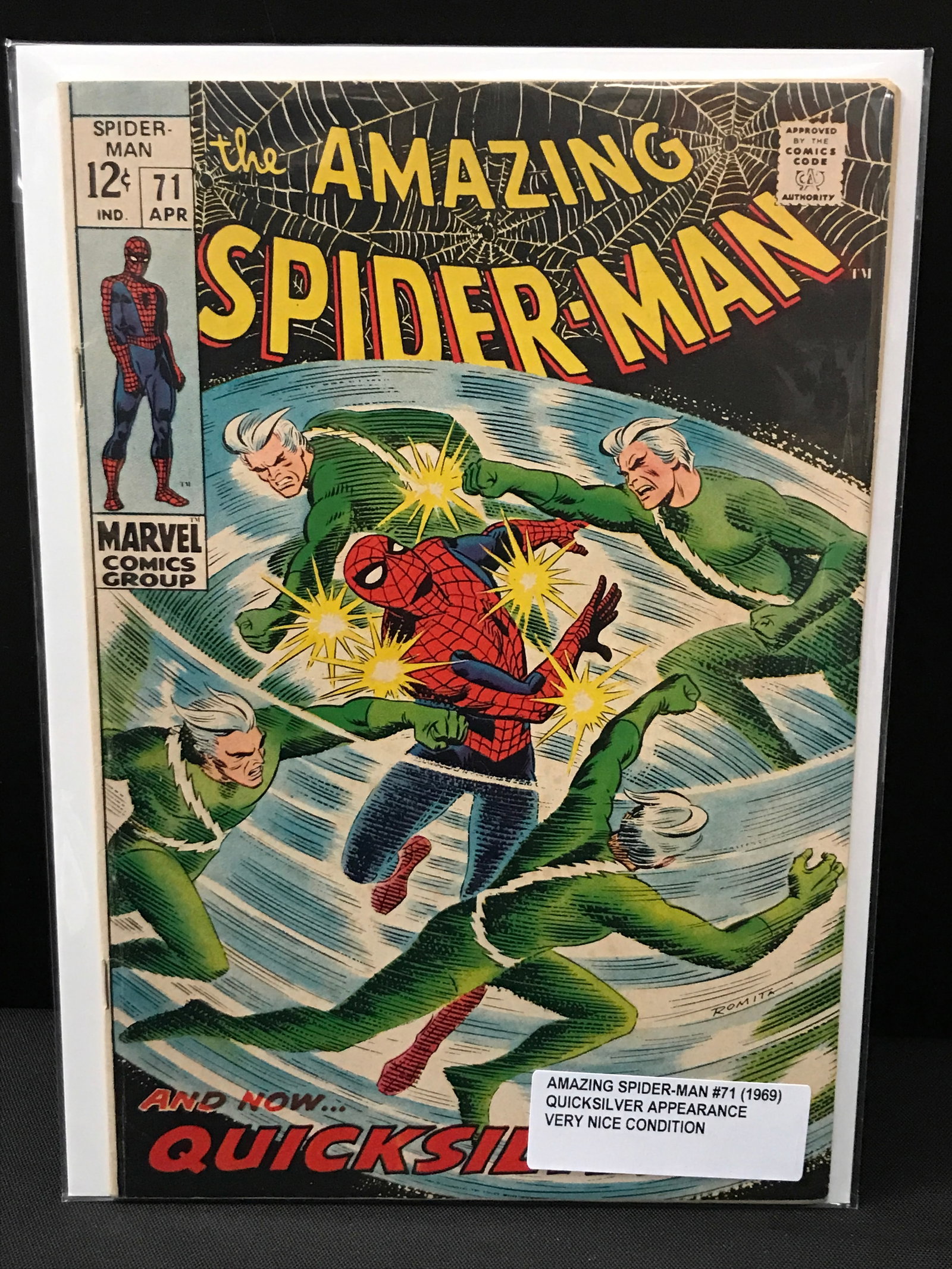 THE AMAZING SPIDERMAN #71 (1969) - MARVEL COMICS: Prices are in Canadian dollars
