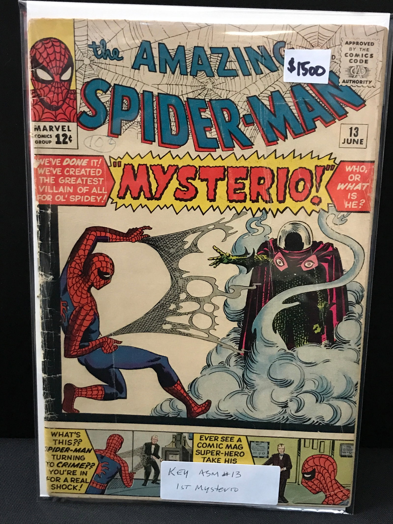 THE AMAZING SPIDERMAN #13 1ST MYSTERIO - MARVEL COMICS: Prices are in Canadian dollars
