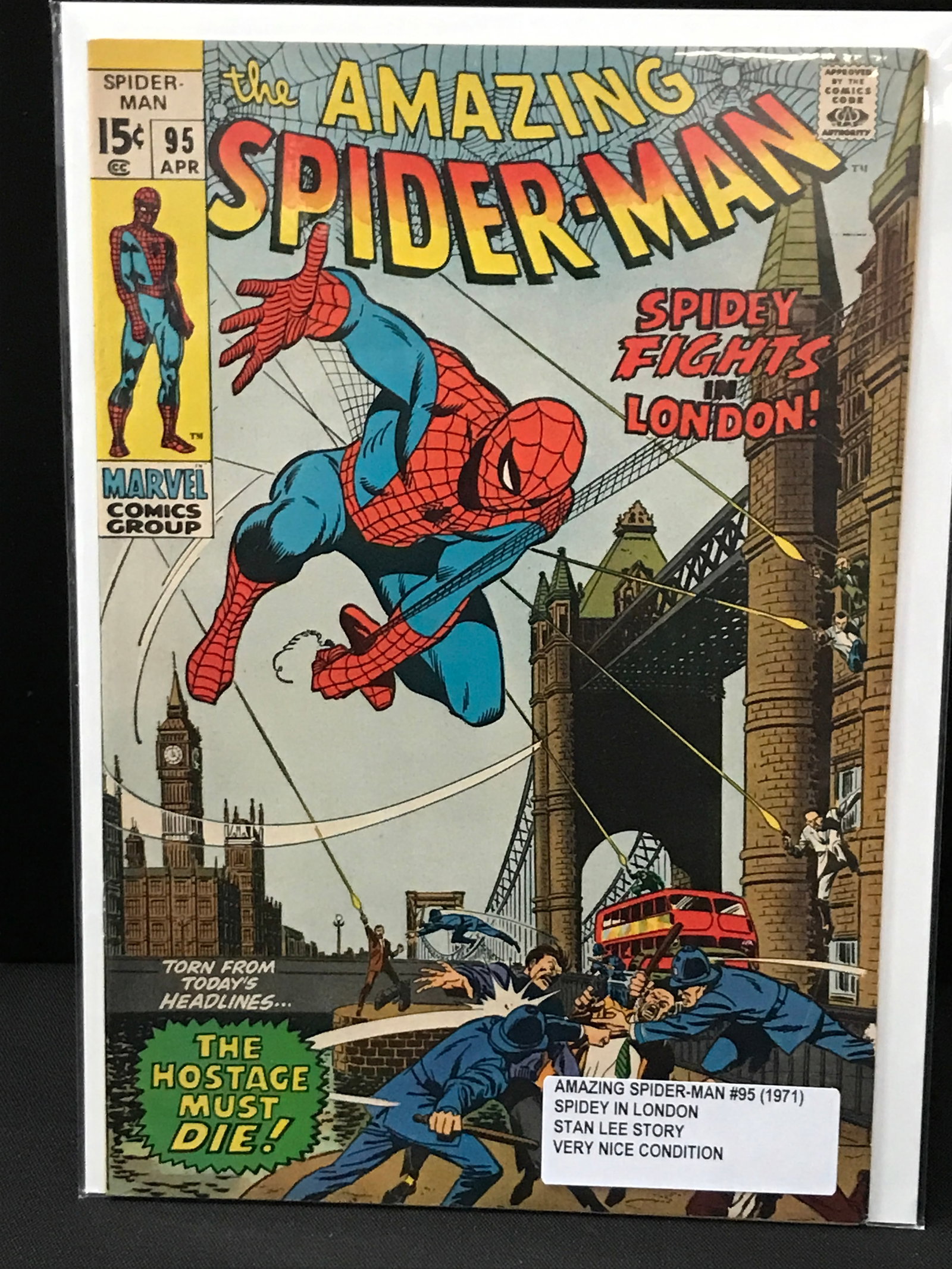 THE AMAZING SPIDERMAN #95 (1971) - MARVEL COMICS: Prices are in Canadian dollars