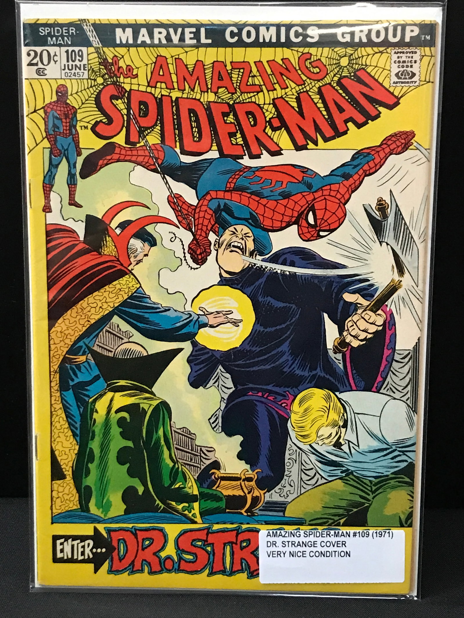 THE AMAZING SPIDERMAN #109 (1971) - MARVEL COMICS: Prices are in Canadian dollars