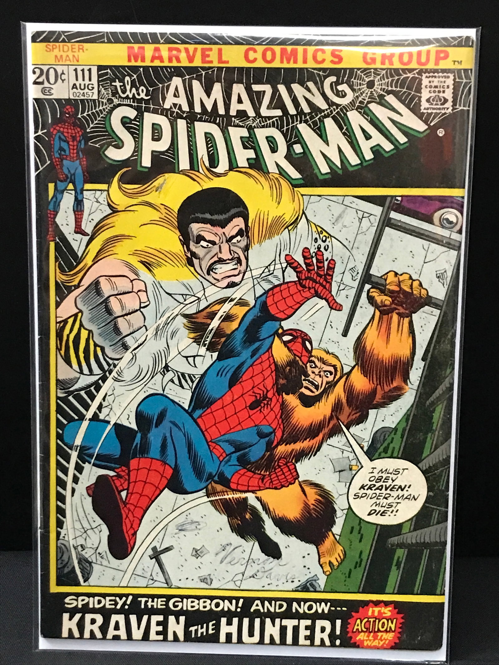 THE AMAZING SPIDERMAN #111 - MARVEL COMICS: Prices are in Canadian dollars