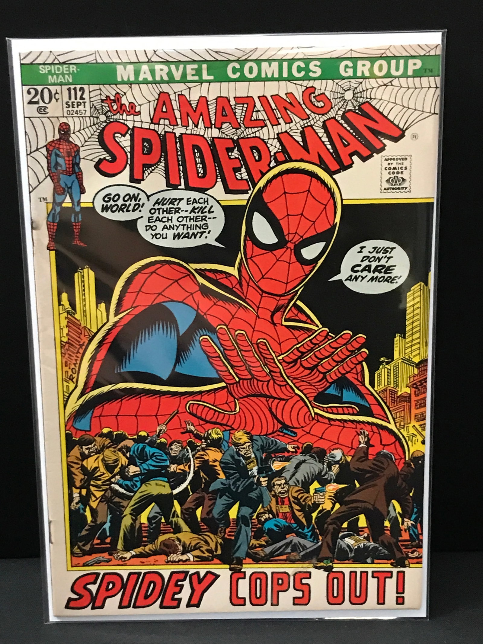 THE AMAZING SPIDERMAN #112 - MARVEL COMICS: Prices are in Canadian dollars