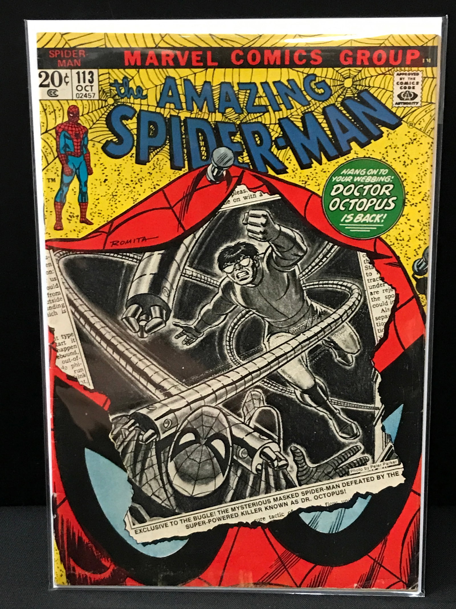 THE AMAZING SPIDERMAN #113 - MARVEL COMICS: Prices are in Canadian dollars