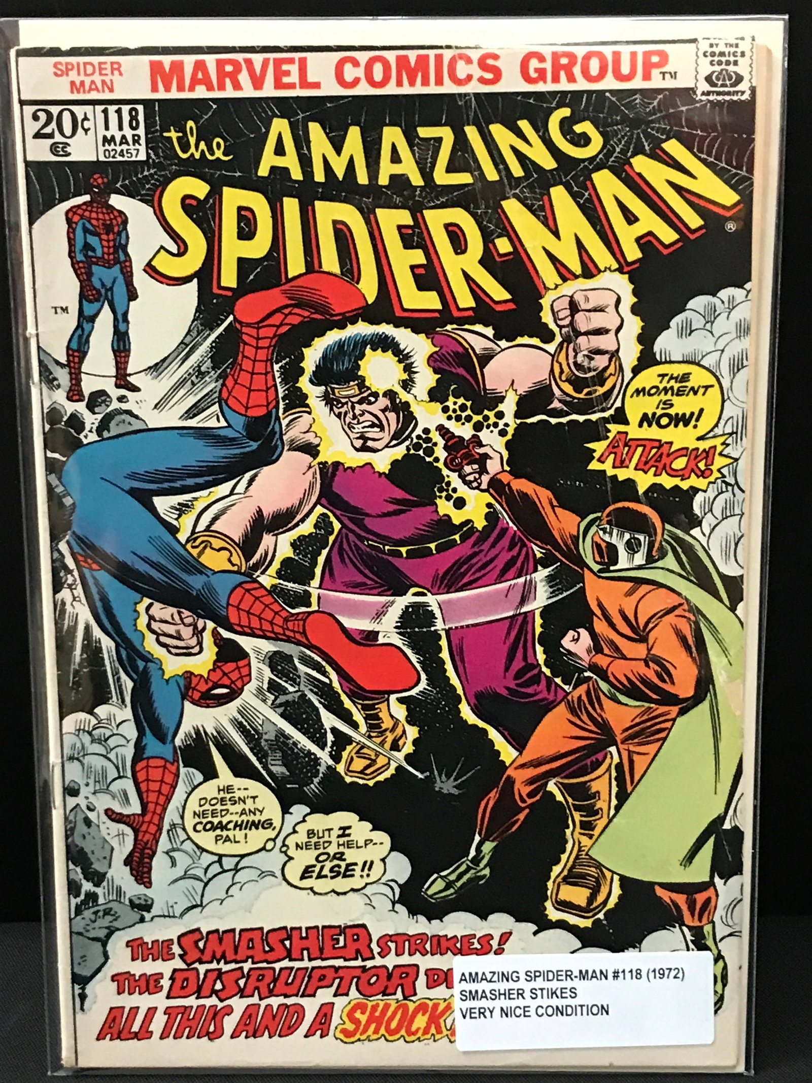 THE AMAZING SPIDERMAN #118 (1972) - MARVEL COMICS: Prices are in Canadian dollars