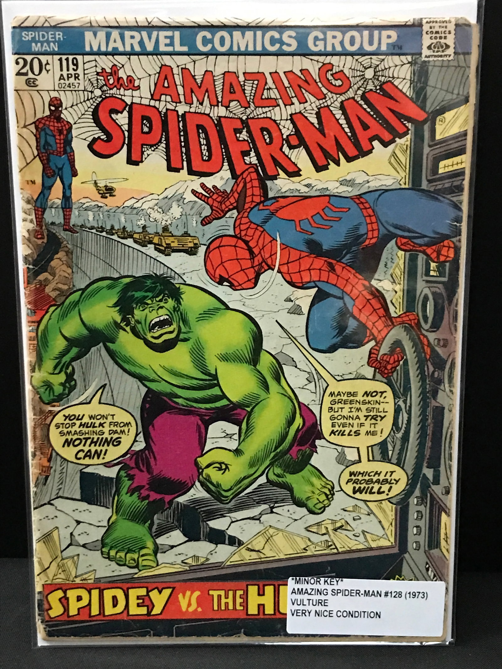 THE AMAZING SPIDERMAN #128 (1973) - MARVEL COMICS: Prices are in Canadian dollars