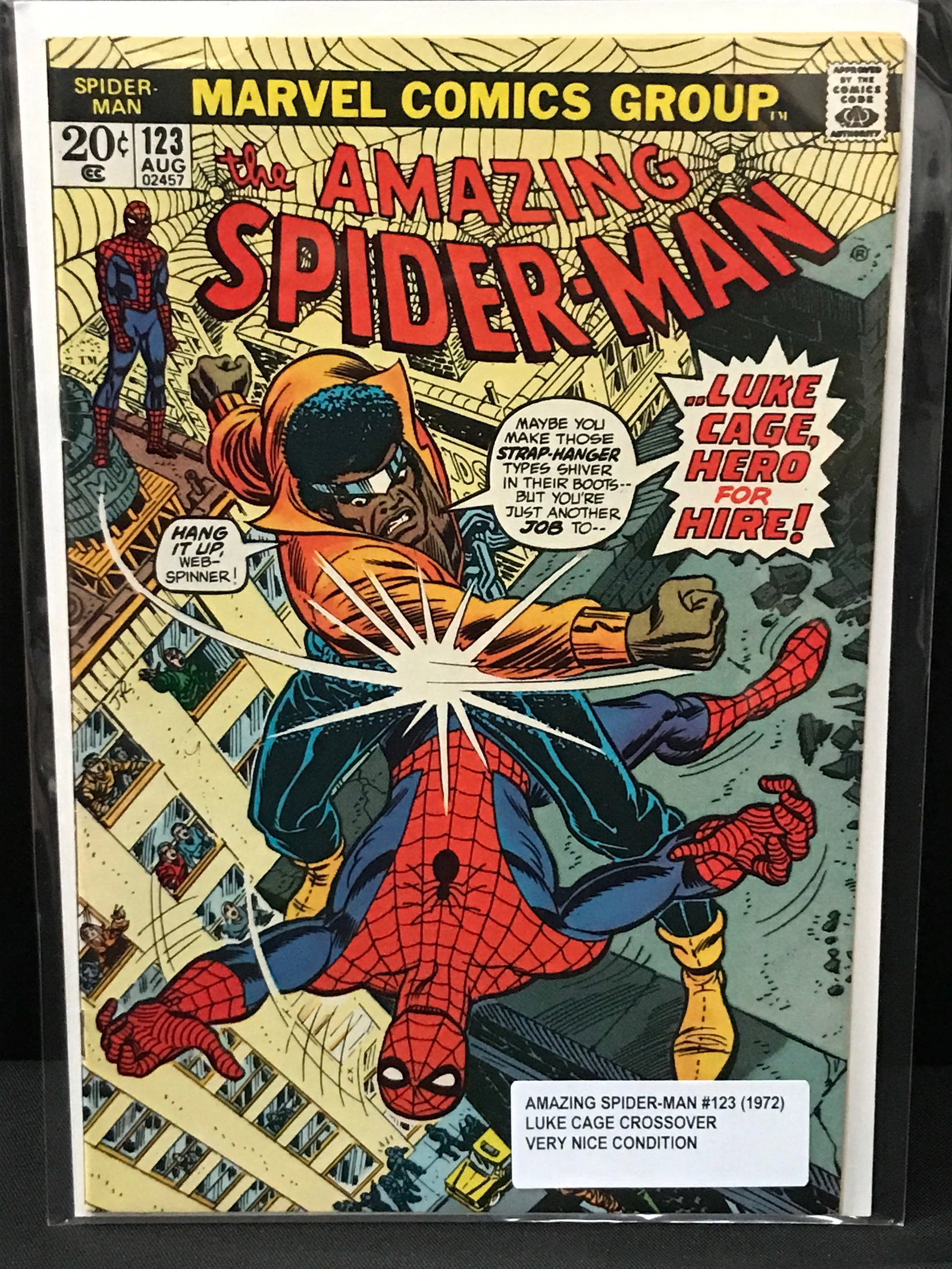 THE AMAZING SPIDERMAN #123 (1972) - MARVEL COMICS: Prices are in Canadian dollars