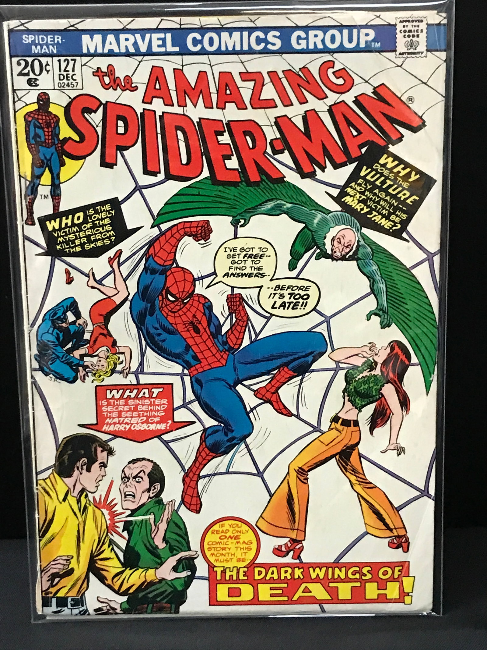 THE AMAZING SPIDERMAN #127 - MARVEL COMICS: Prices are in Canadian dollars
