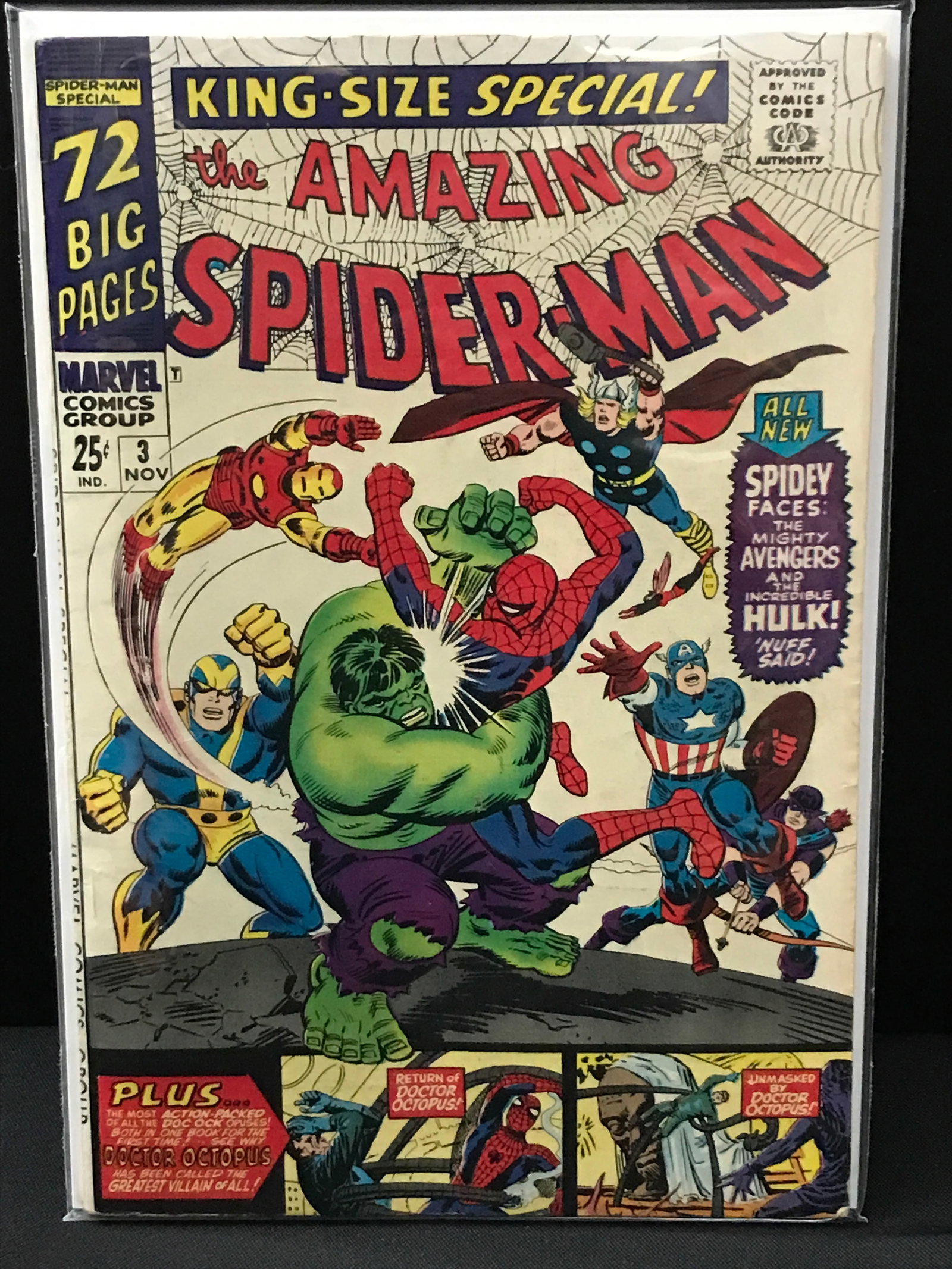 THE AMAZING SPIDERMAN KING SIZED ANNUAL #3 - MARVEL COMICS: Prices are in Canadian dollars