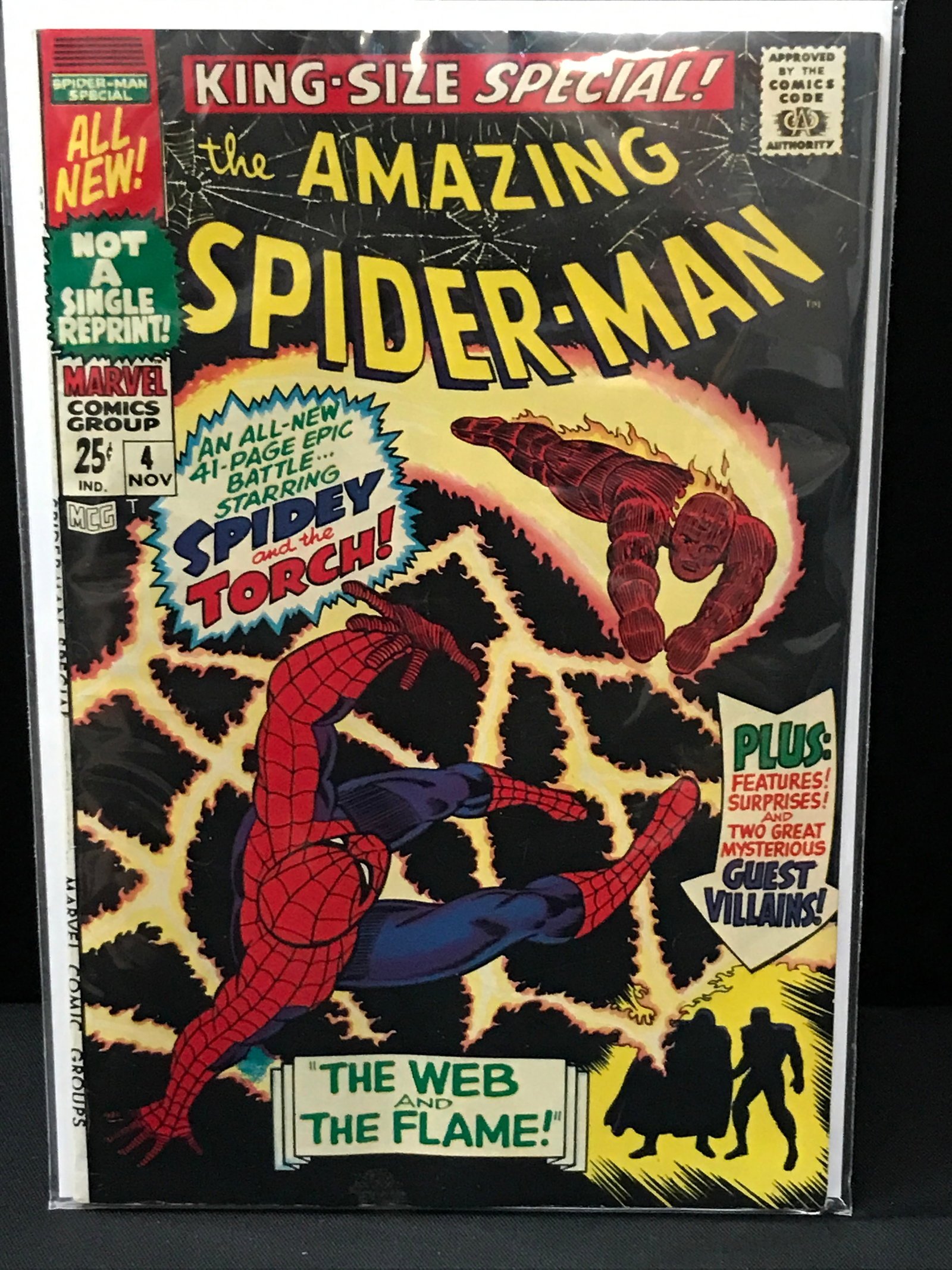 THE AMAZING SPIDERMAN KING SIZED #4 - MARVEL COMICS: Prices are in Canadian dollars