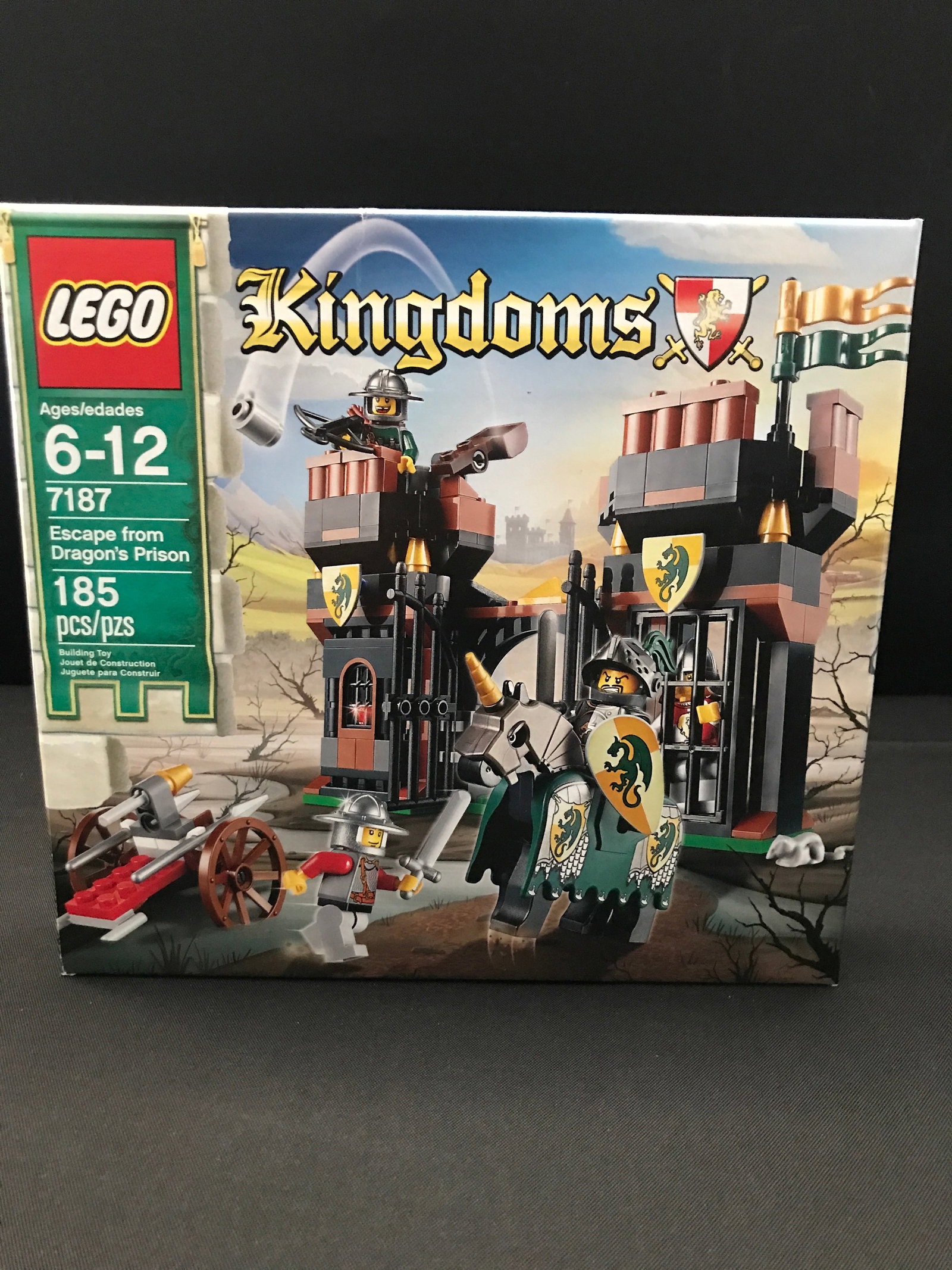 LEGO KINGDOMS #7187 ESCAPE FROM DRAGON'S PRISON SEALED IN ORIGINAL PACKAGING: Prices are in Canadian dollars