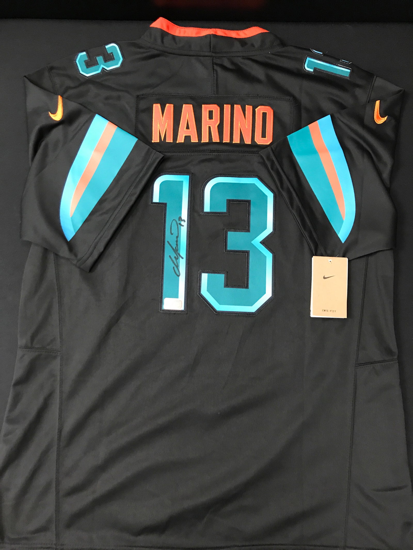 DAN MARINO SIGNED MIAMI DOLPHINS JERSEY - ELITE COA (1 of 3)