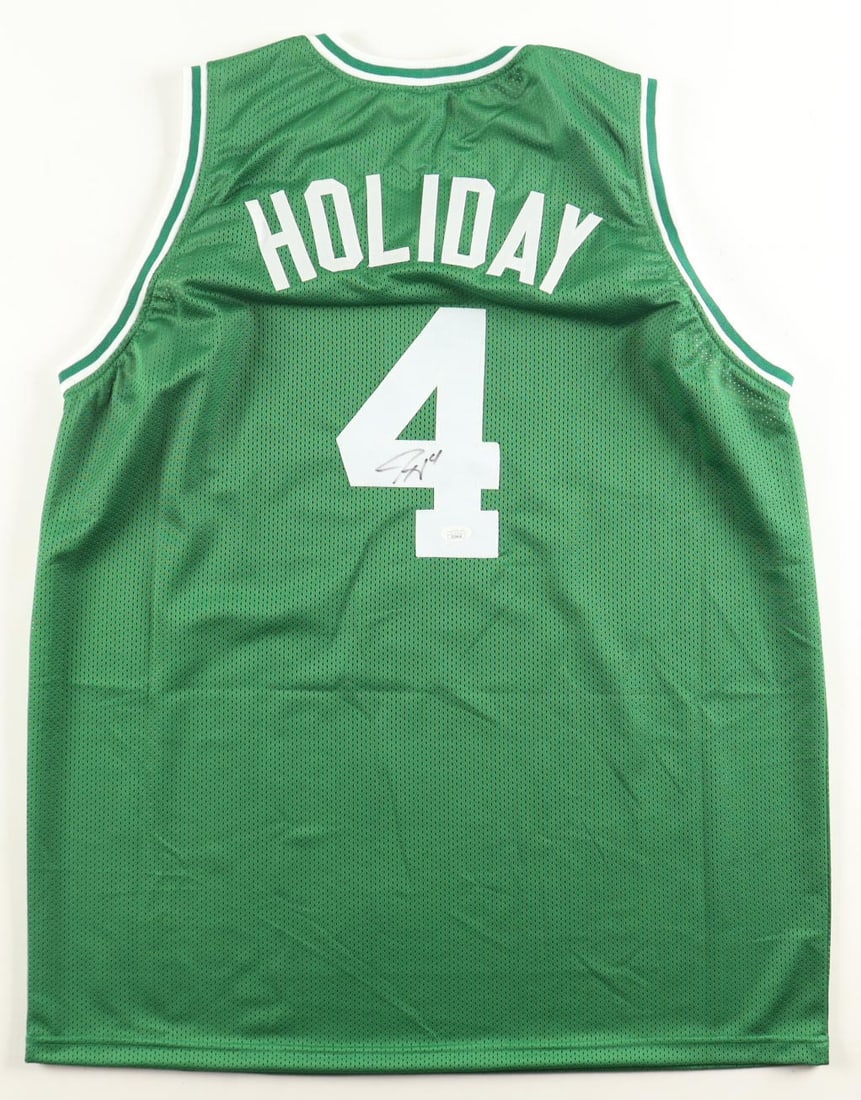 JRUE HOLIDAY SIGNED BOSTON JERSEY - JSA COA: Prices are in Canadian dollars
