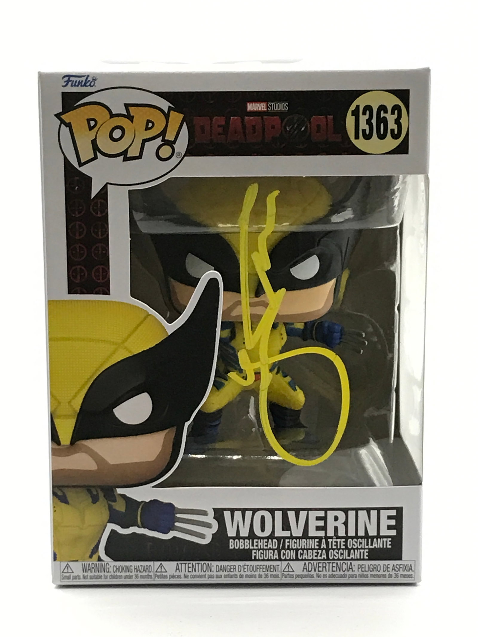 HUGH JACKMAN SIGNED WOLVERINE FUNKO POP - KB COA: Prices are in Canadian dollars