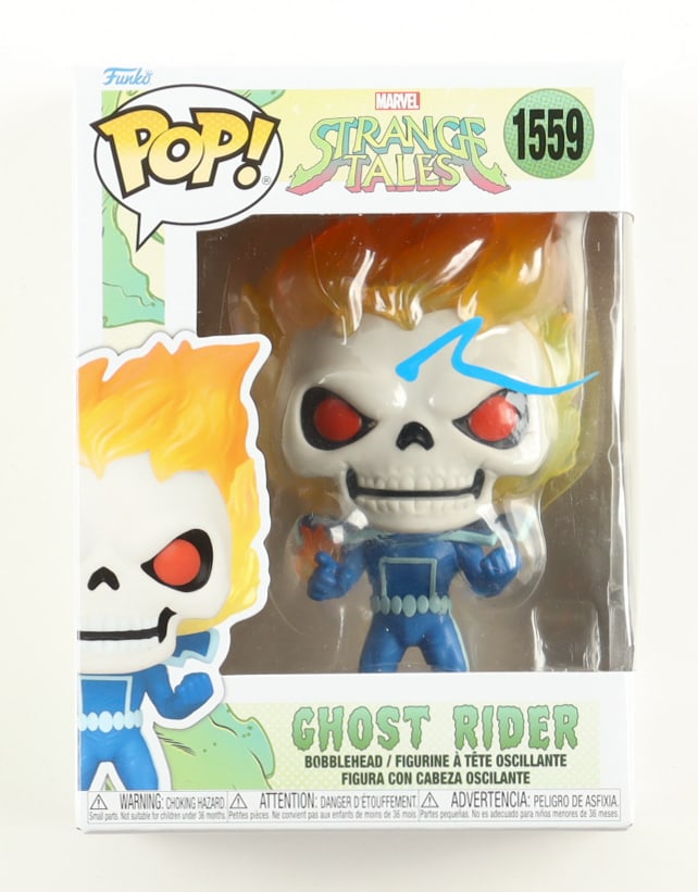 NICHOLAS CAGE SIGNED GHOSTRIDER FUNKO POP - ACOA COA: Prices are in Canadian dollars