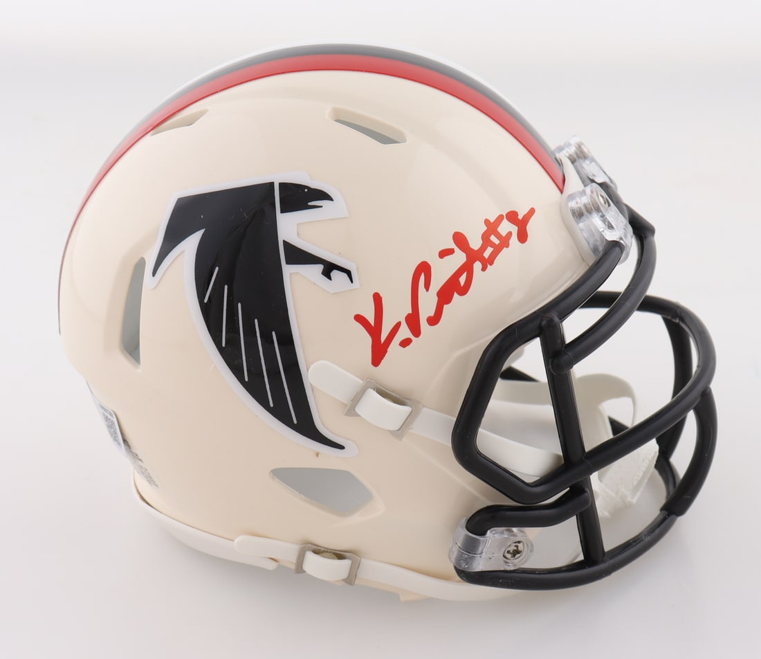 KYLE PITTS SIGNED ATLANTA FALCONS MINI HELMET - BECKETT COA: Prices are in Canadian dollars
